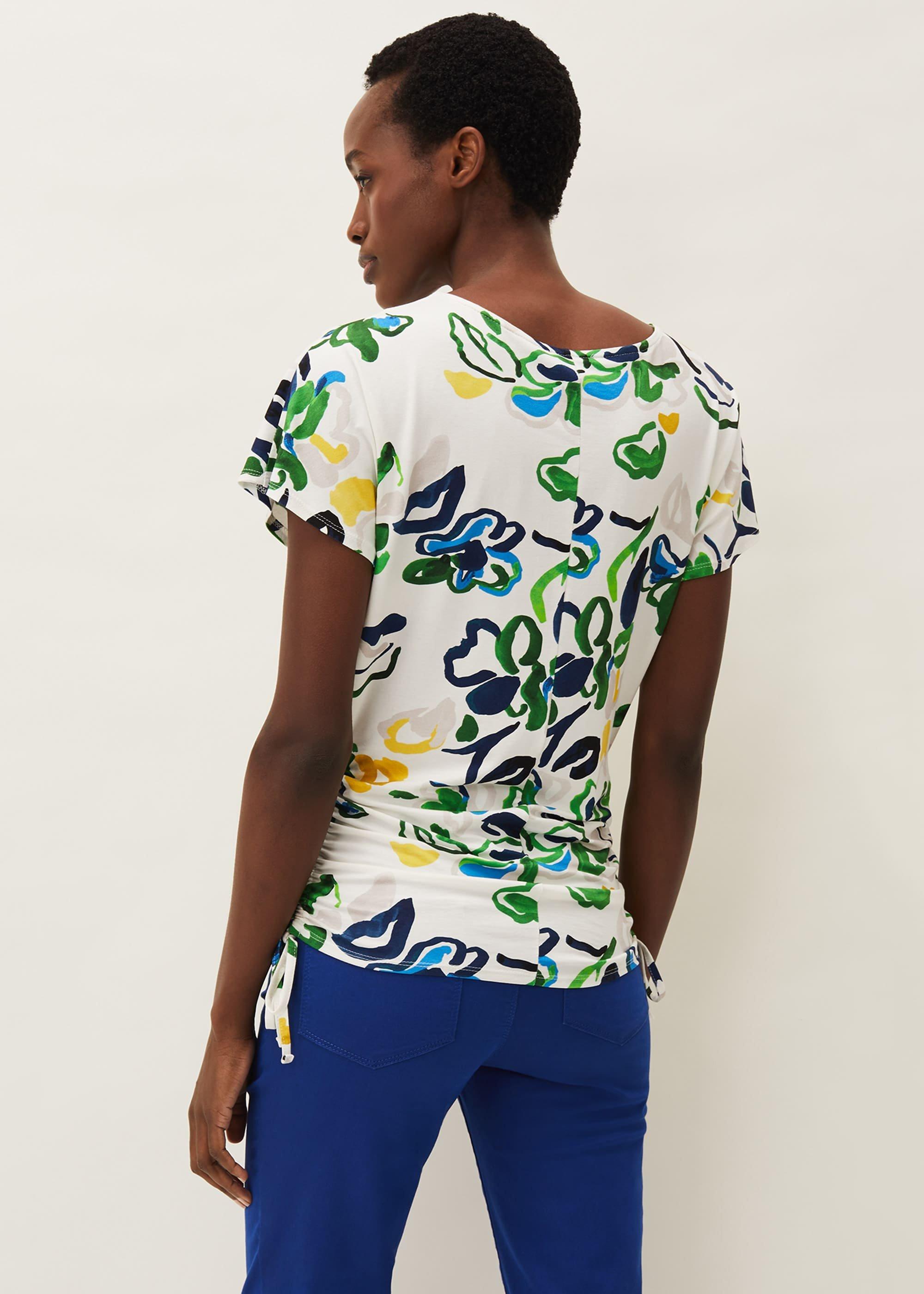 Avery Abstract Floral Top