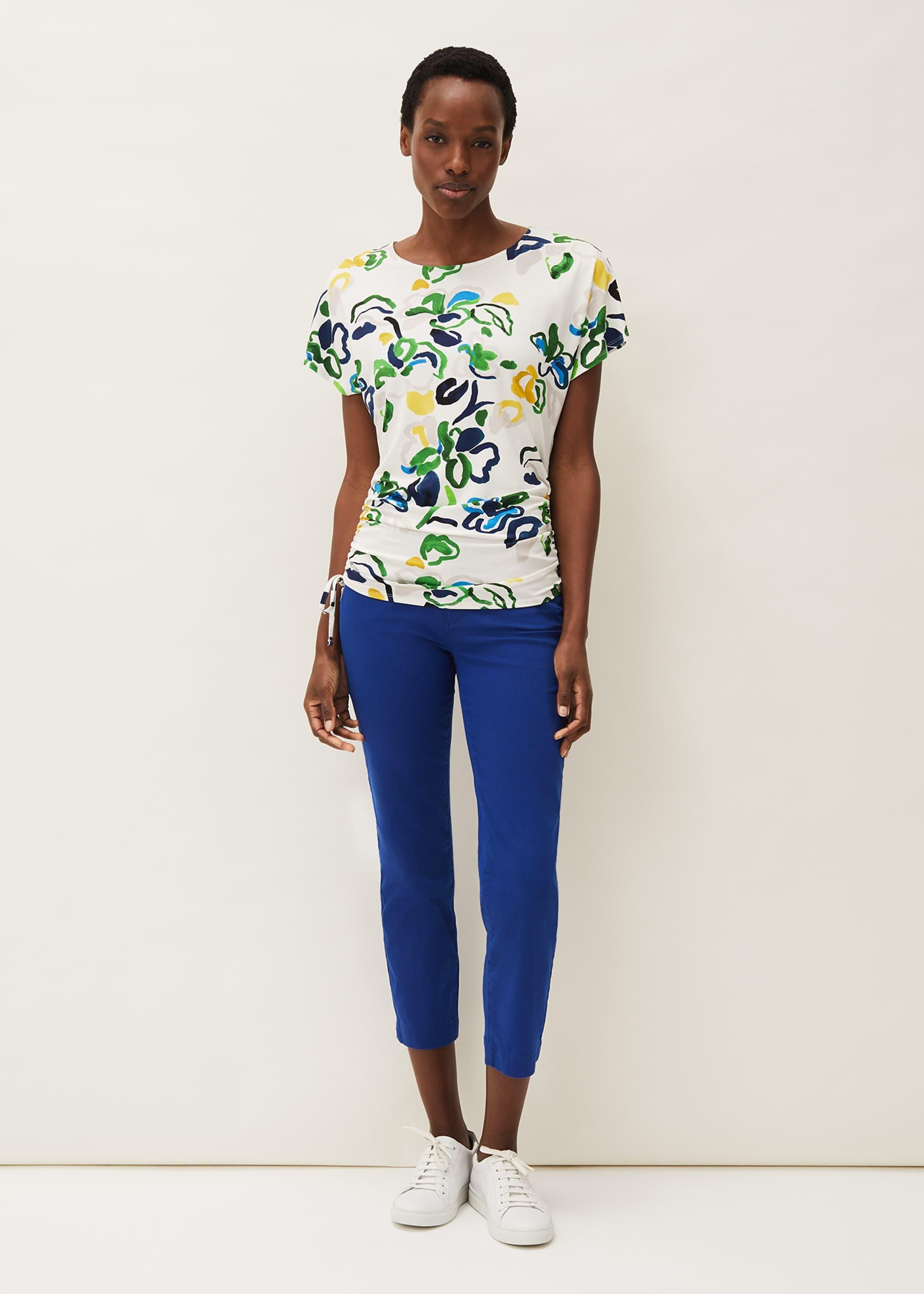 Avery Abstract Floral Top