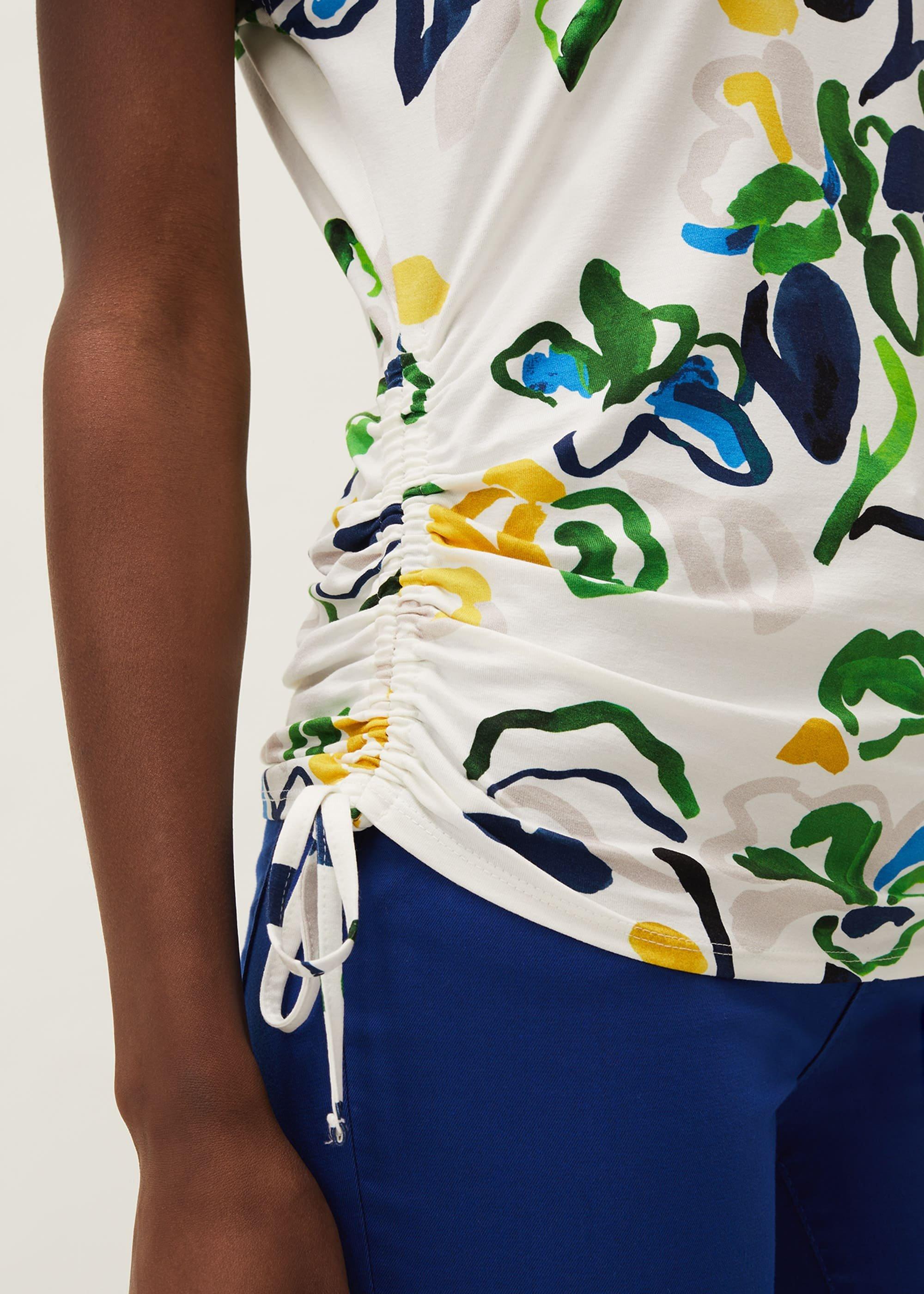 Avery Abstract Floral Top
