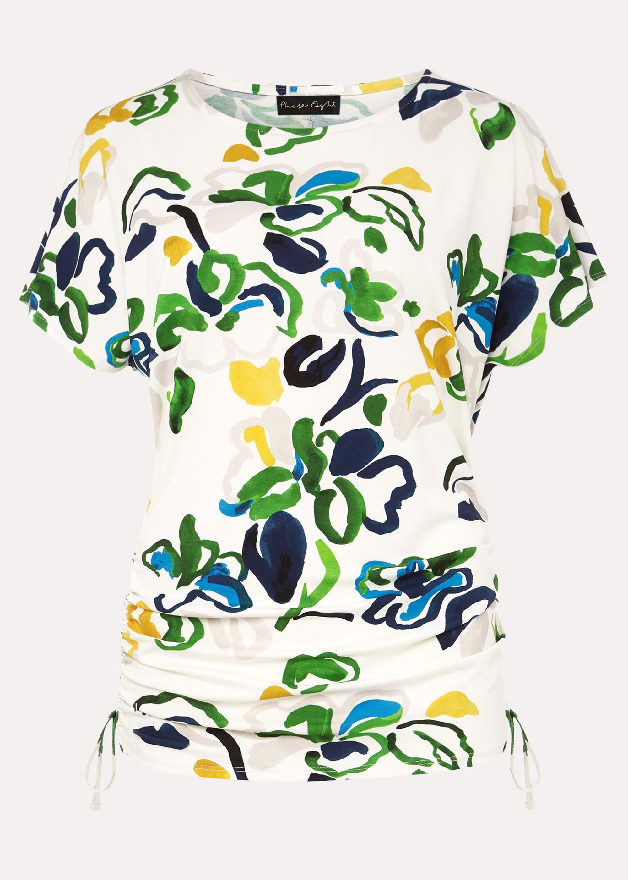 Avery Abstract Floral Top