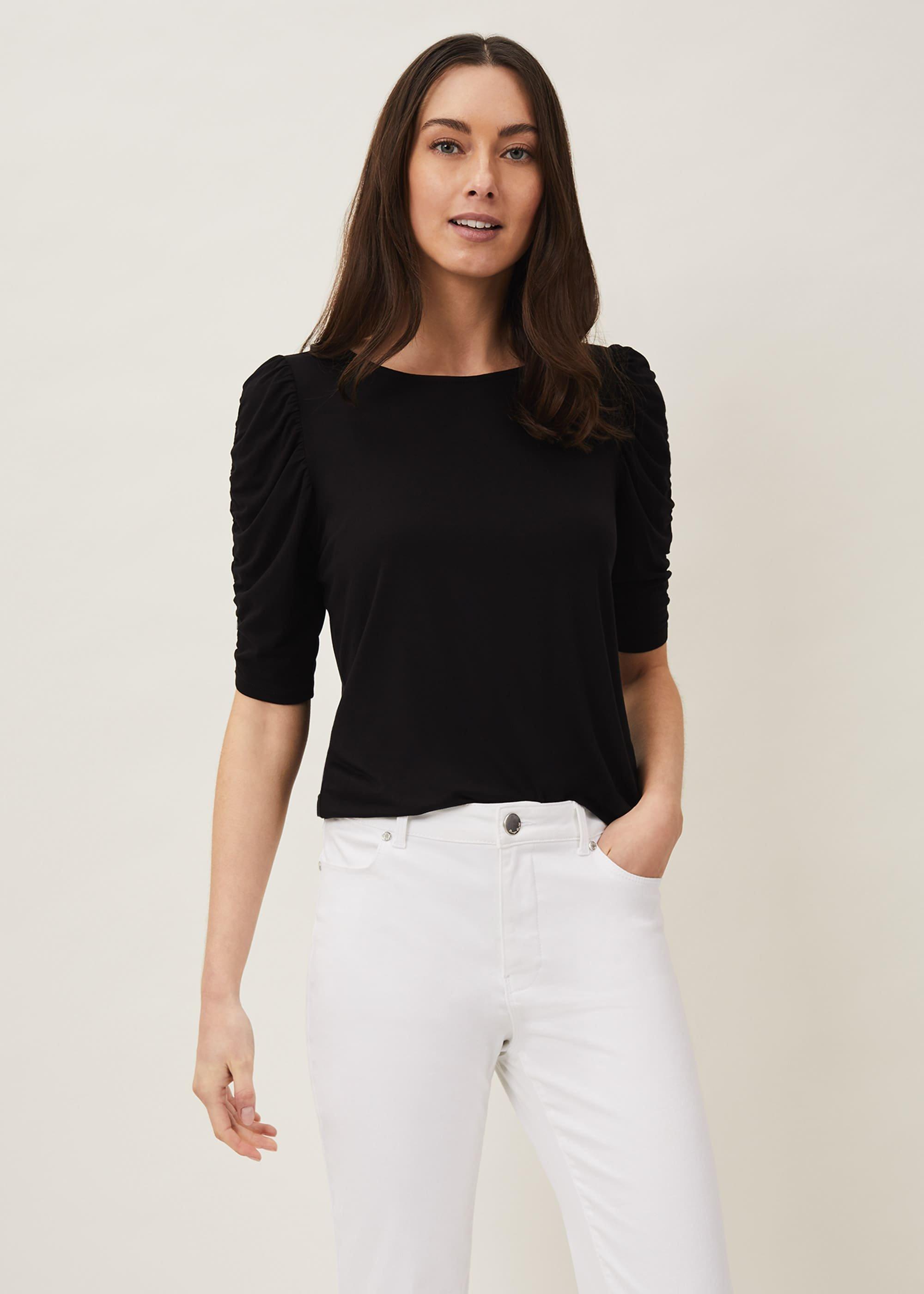 Kara Ruched Sleeve Top