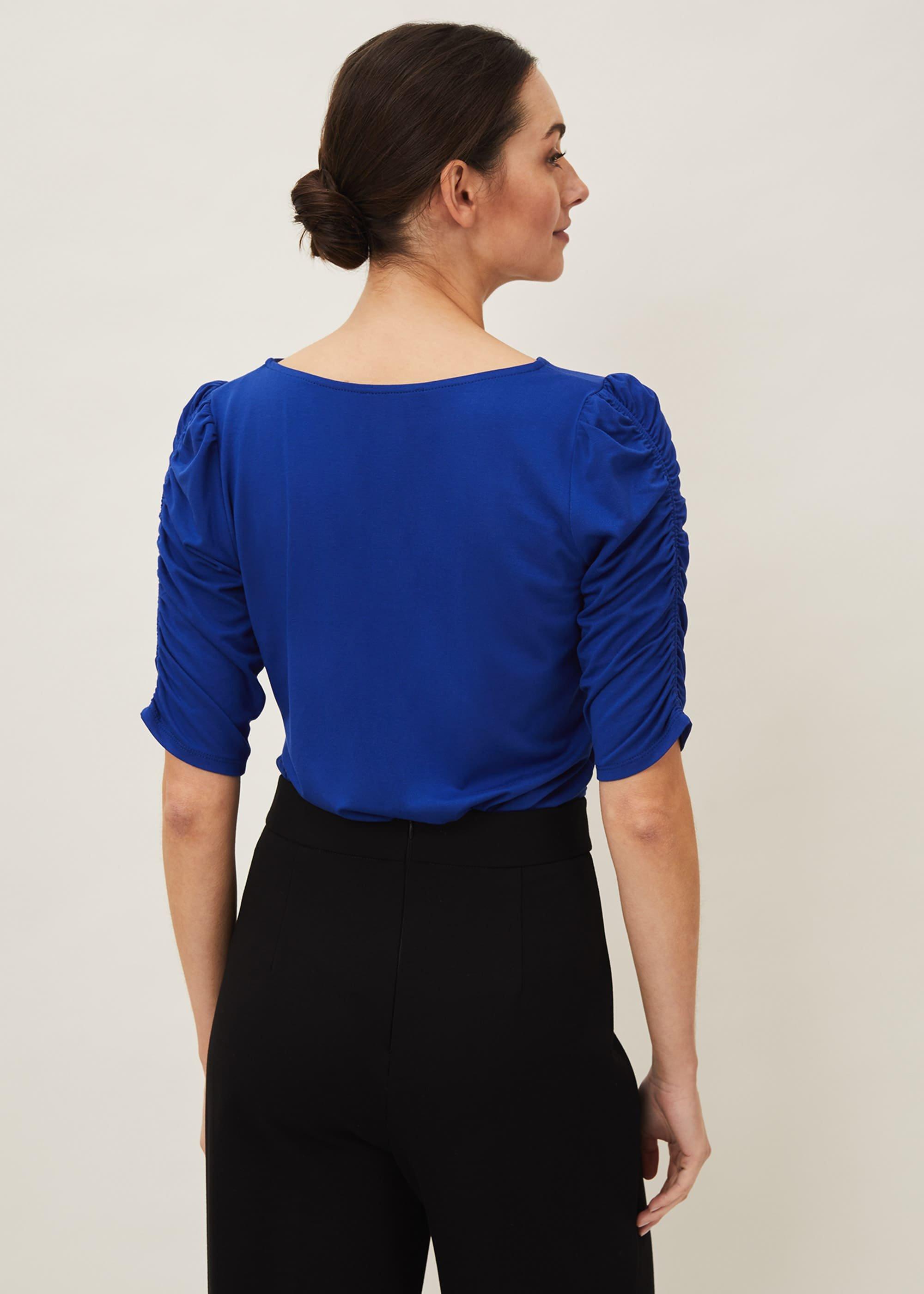 Kara Ruched Sleeve Top