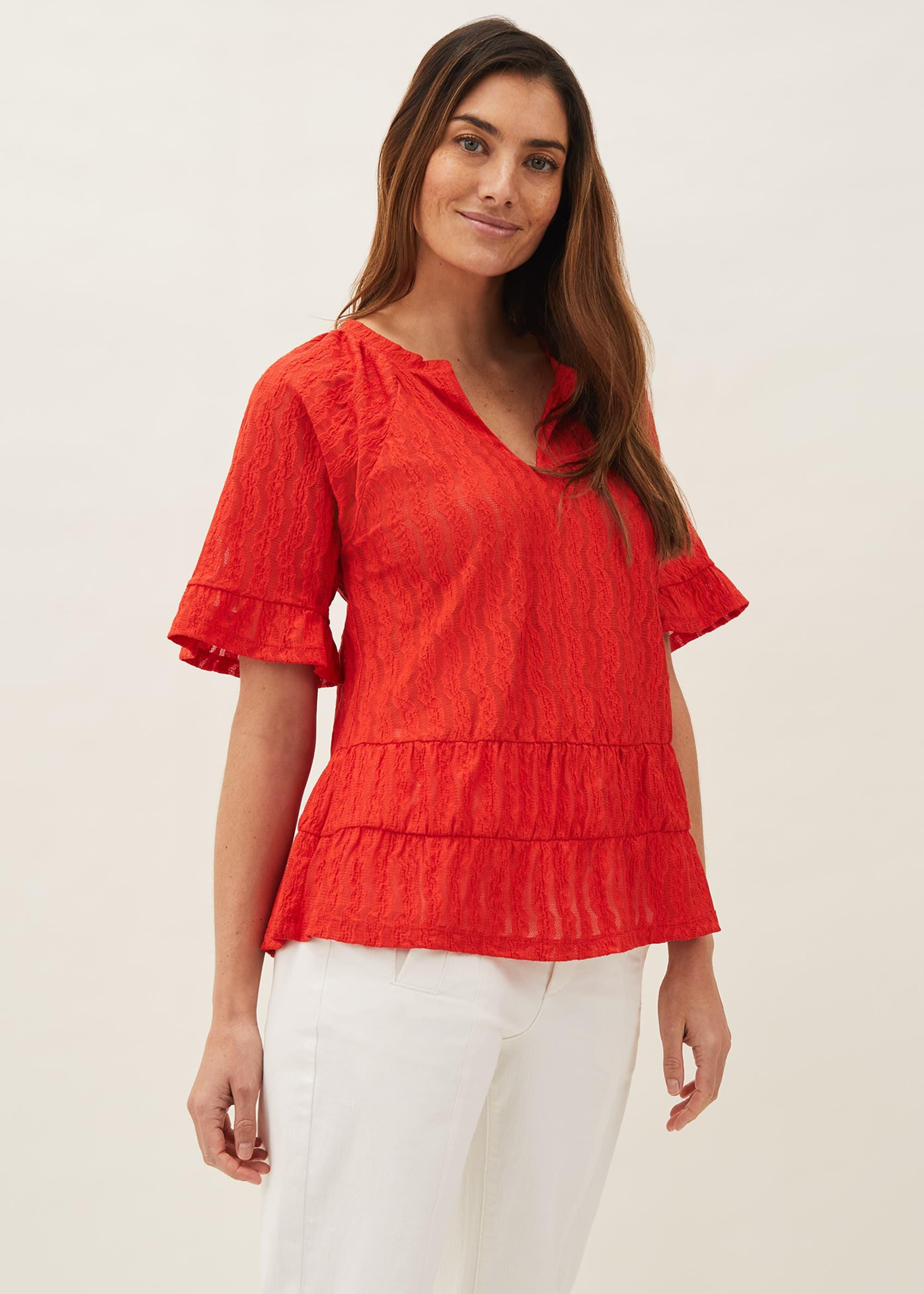 Amy Lace Swing Top