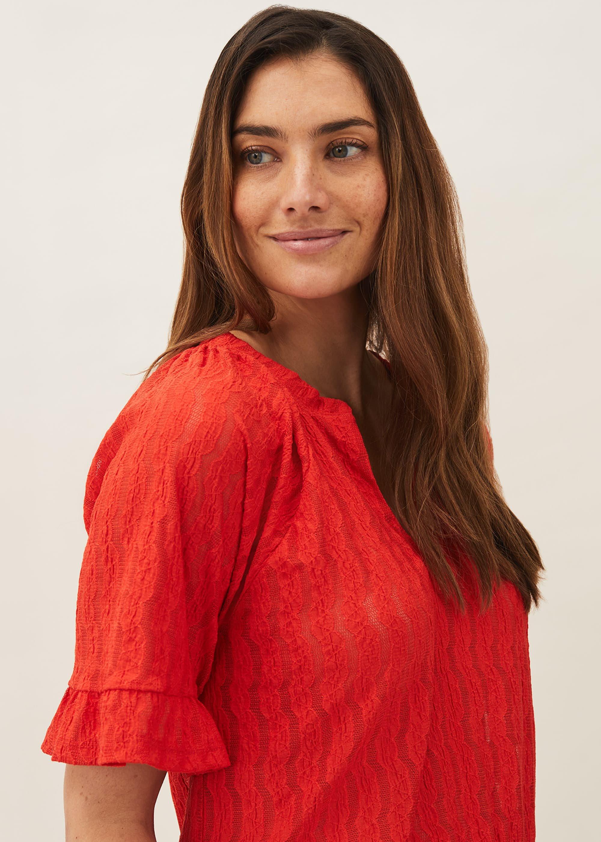 Amy Lace Swing Top
