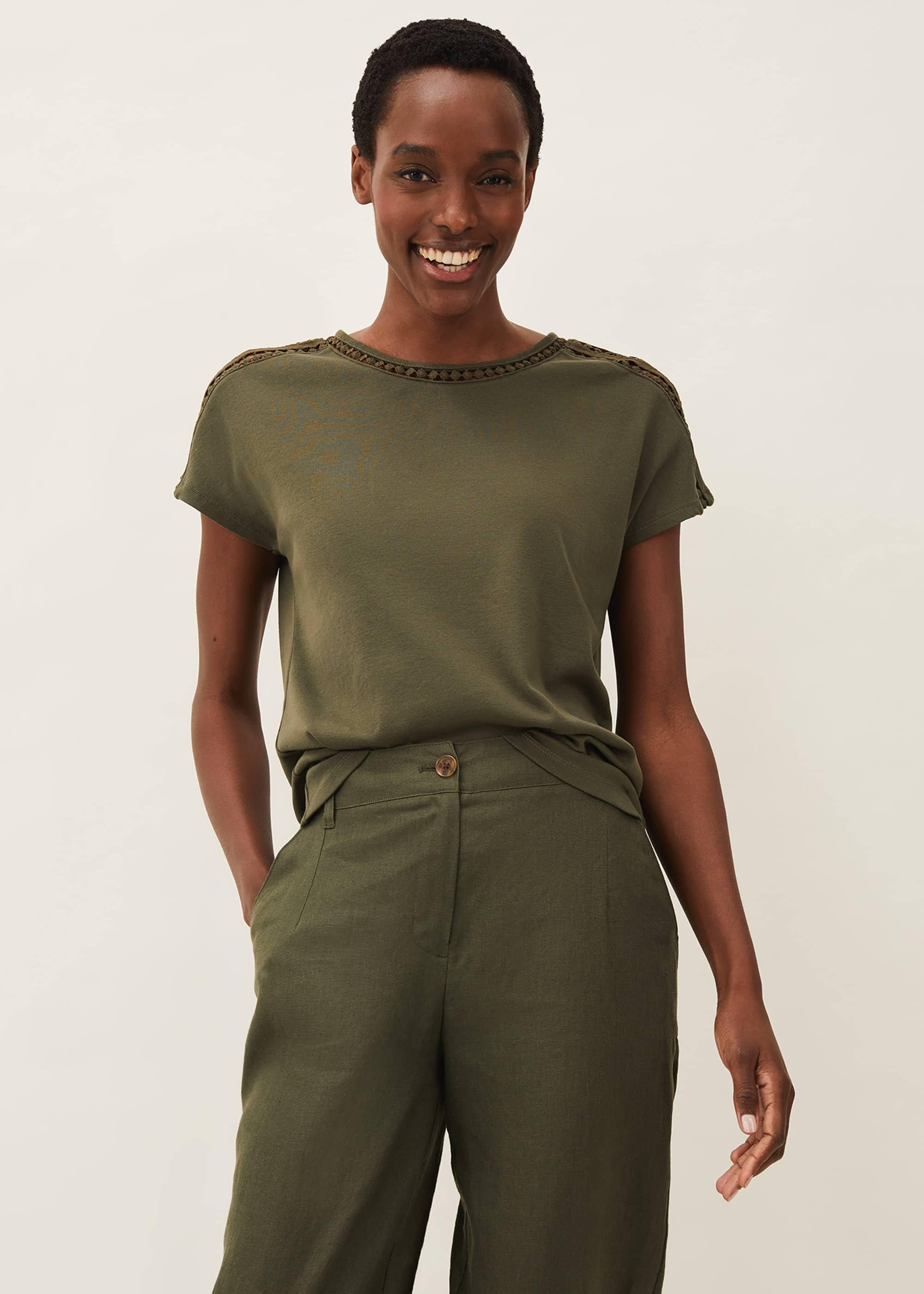 Billie Lace Trim Top