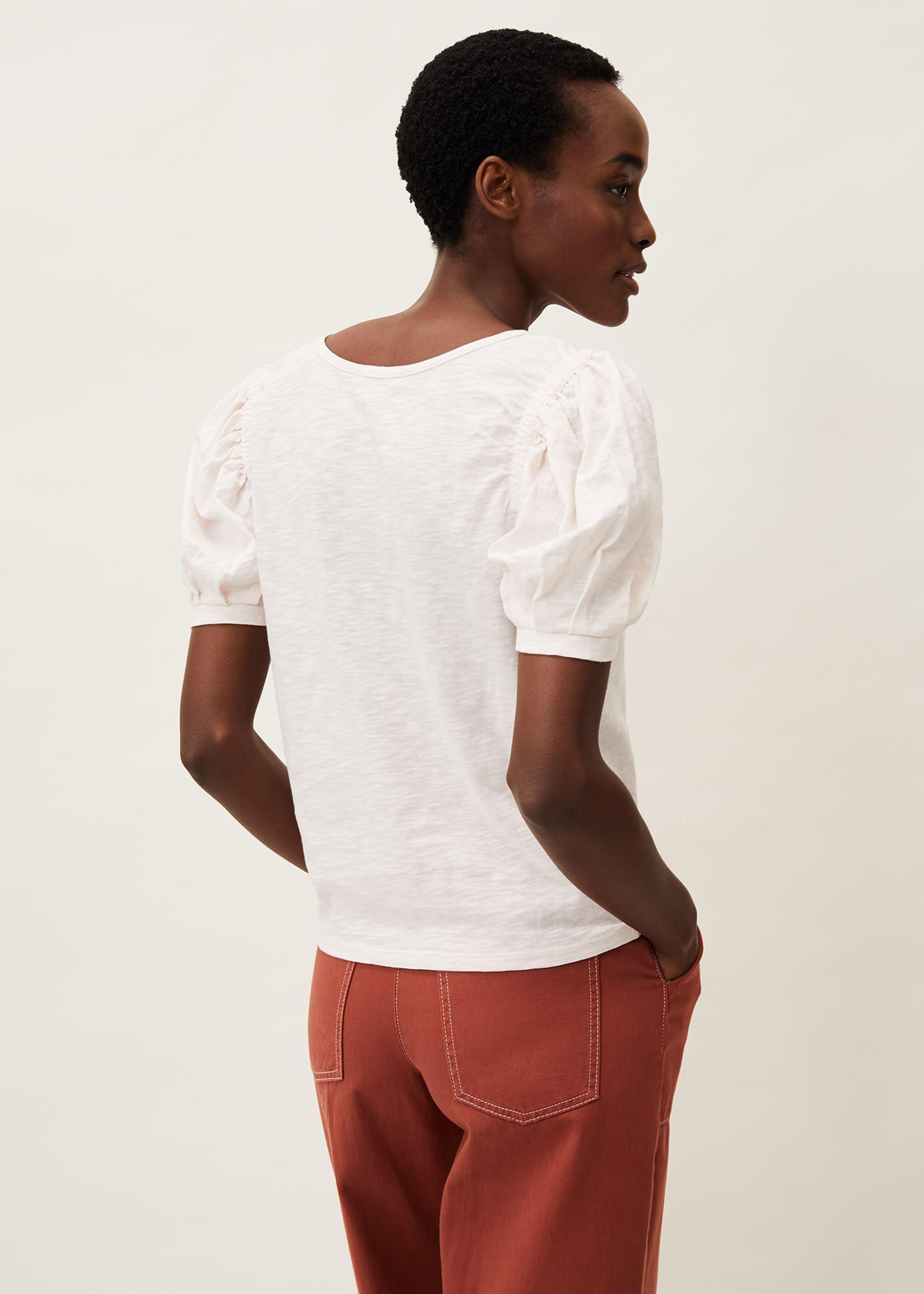 Kelly Ruched Puff Sleeve Top