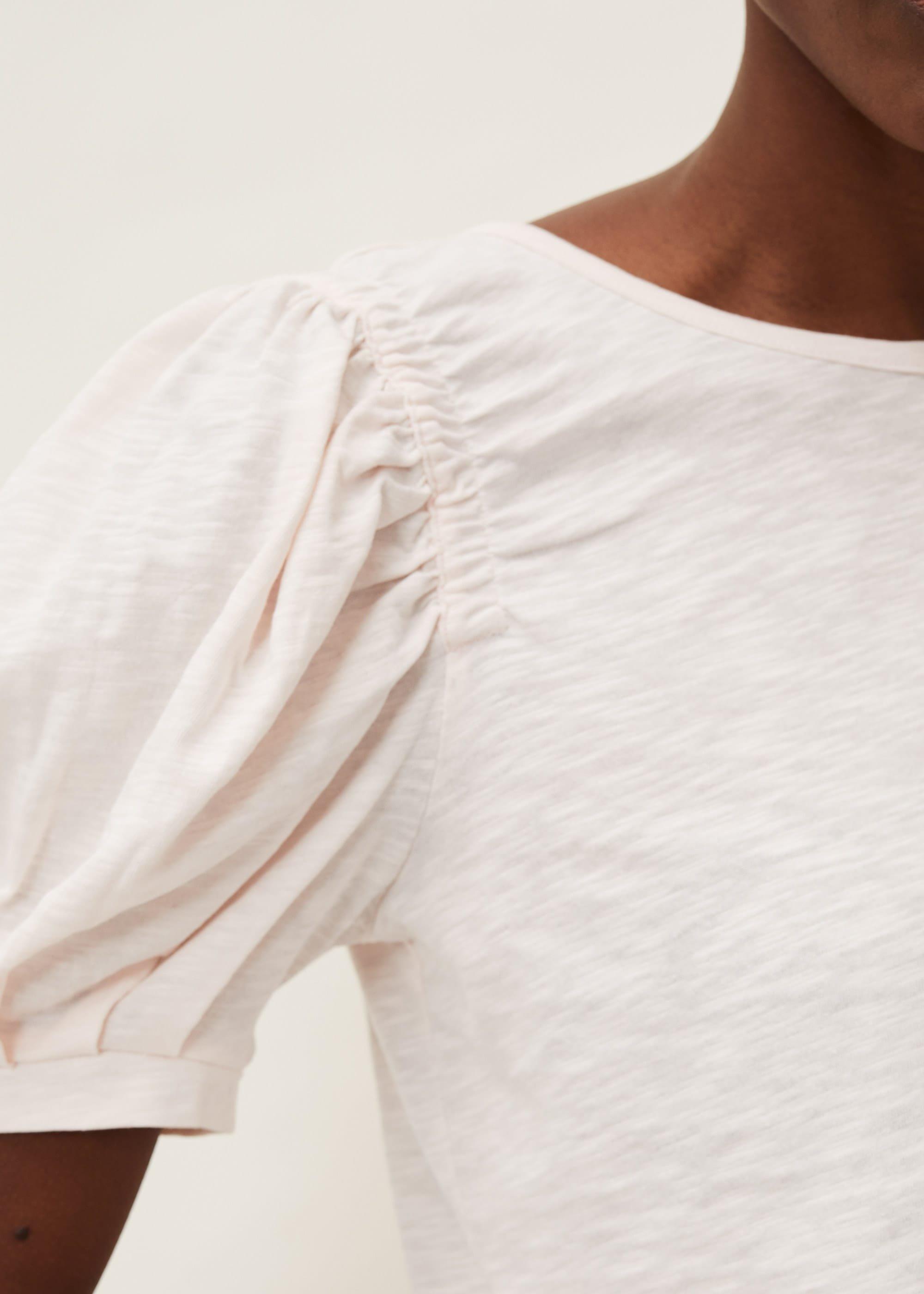 Kelly Ruched Puff Sleeve Top