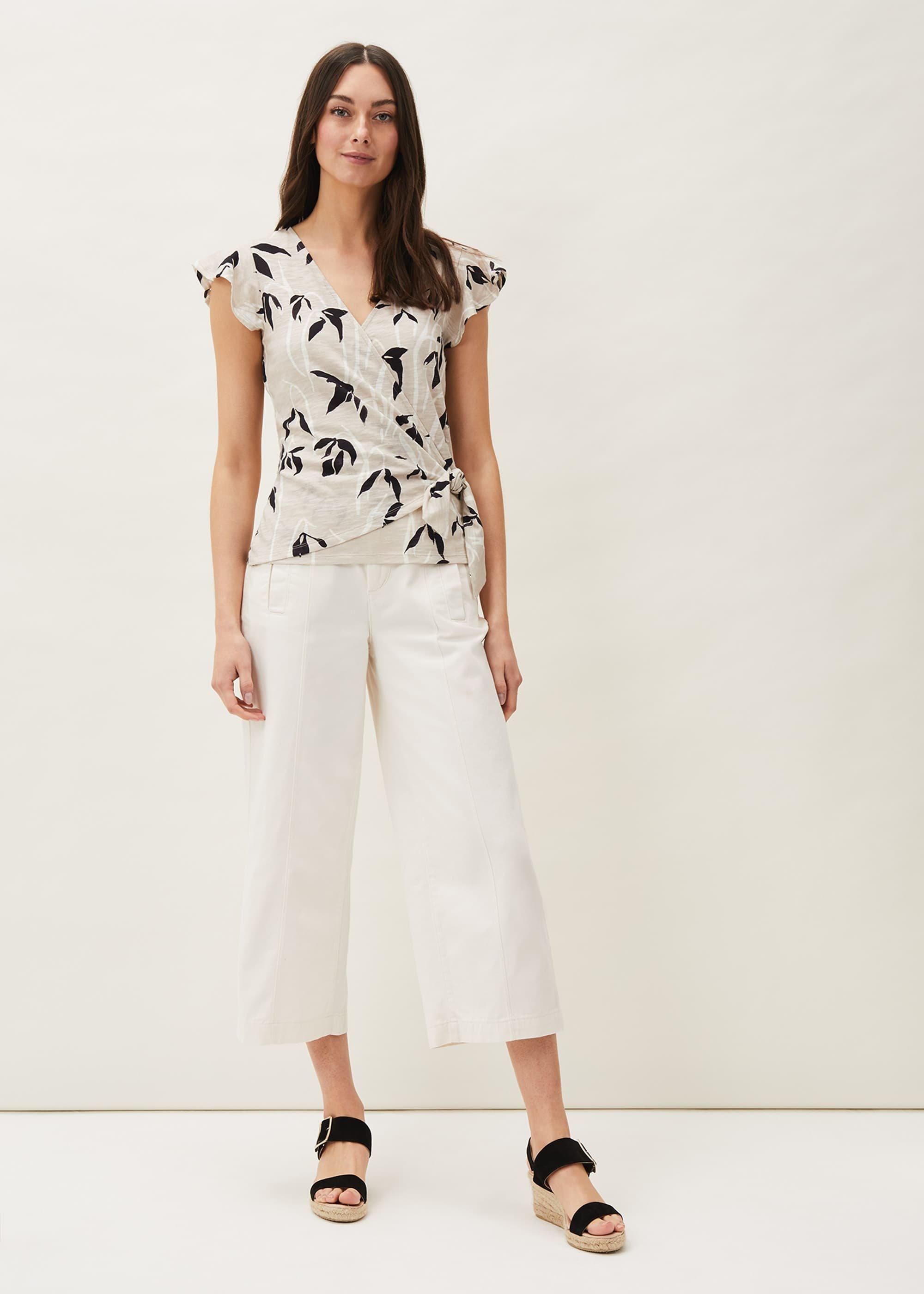 Keeley Floral Wrap Top