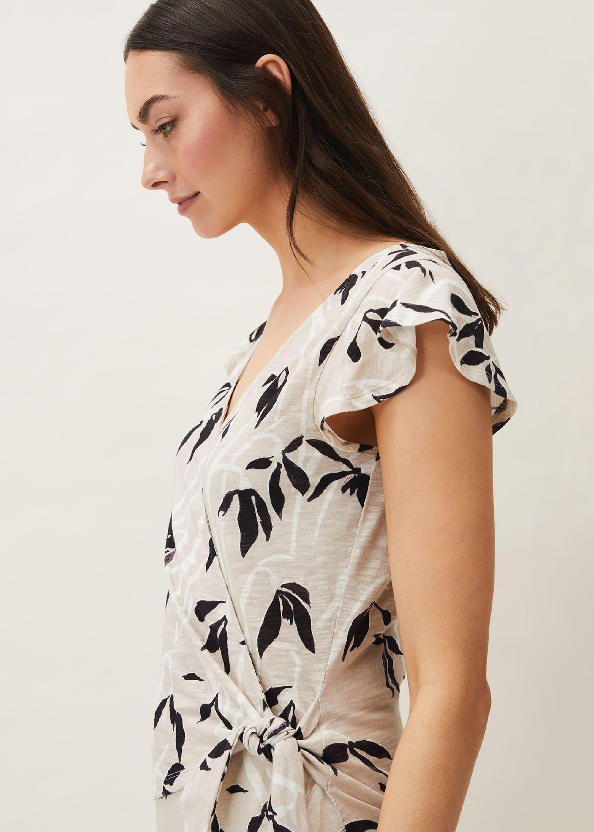 Keeley Floral Wrap Top