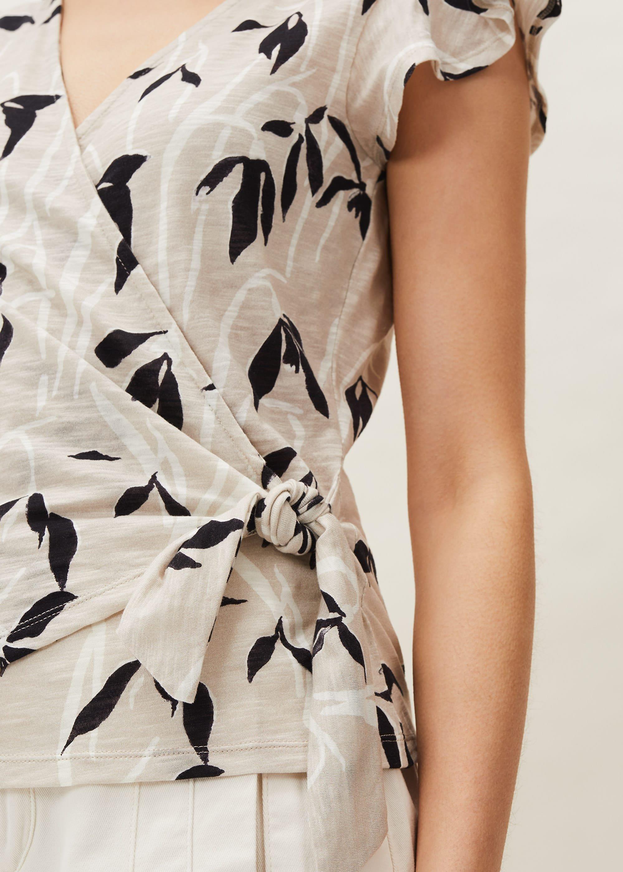 Keeley Floral Wrap Top