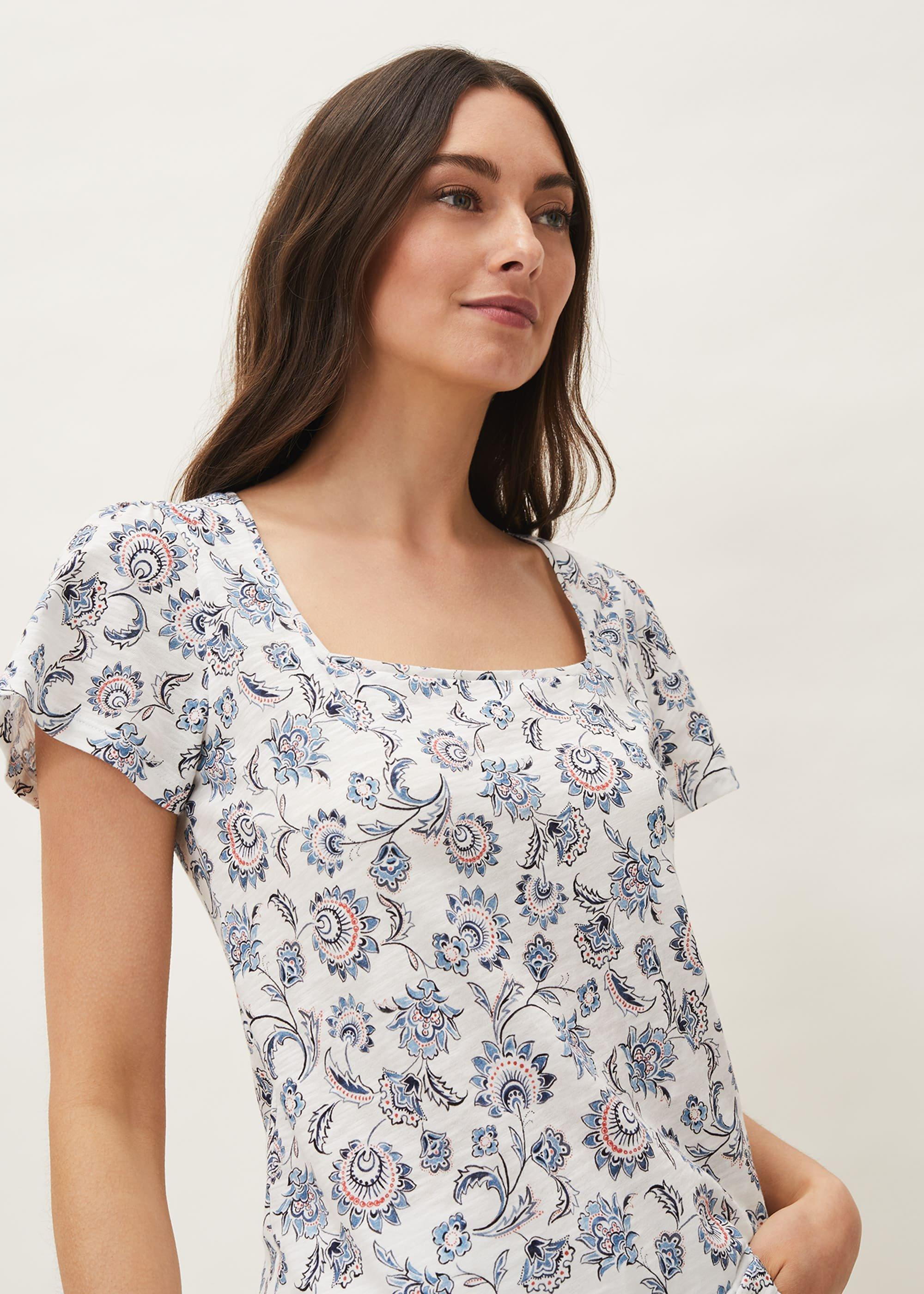 Esther Paisley Print Top
