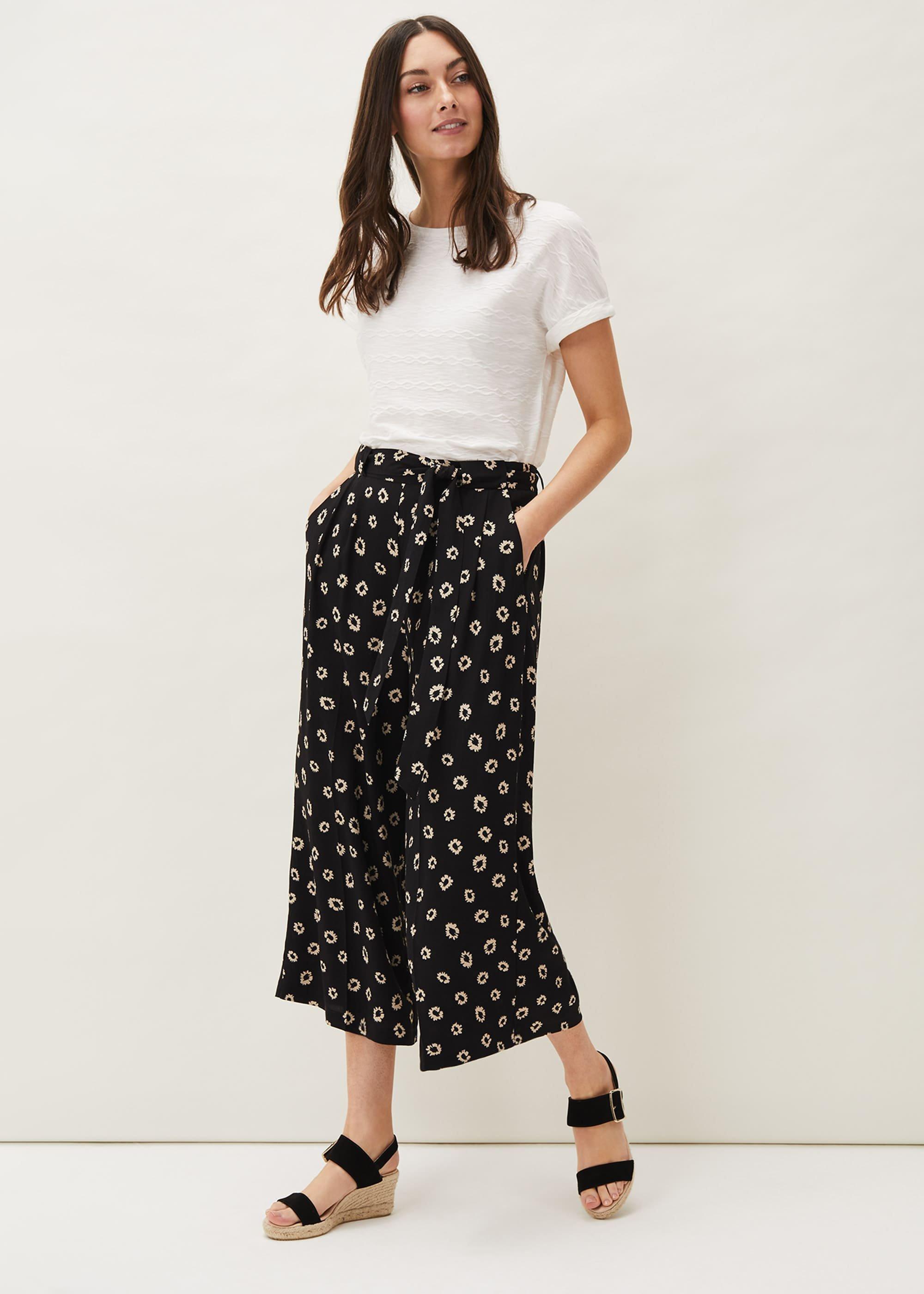 Faye Textured Jersey Top