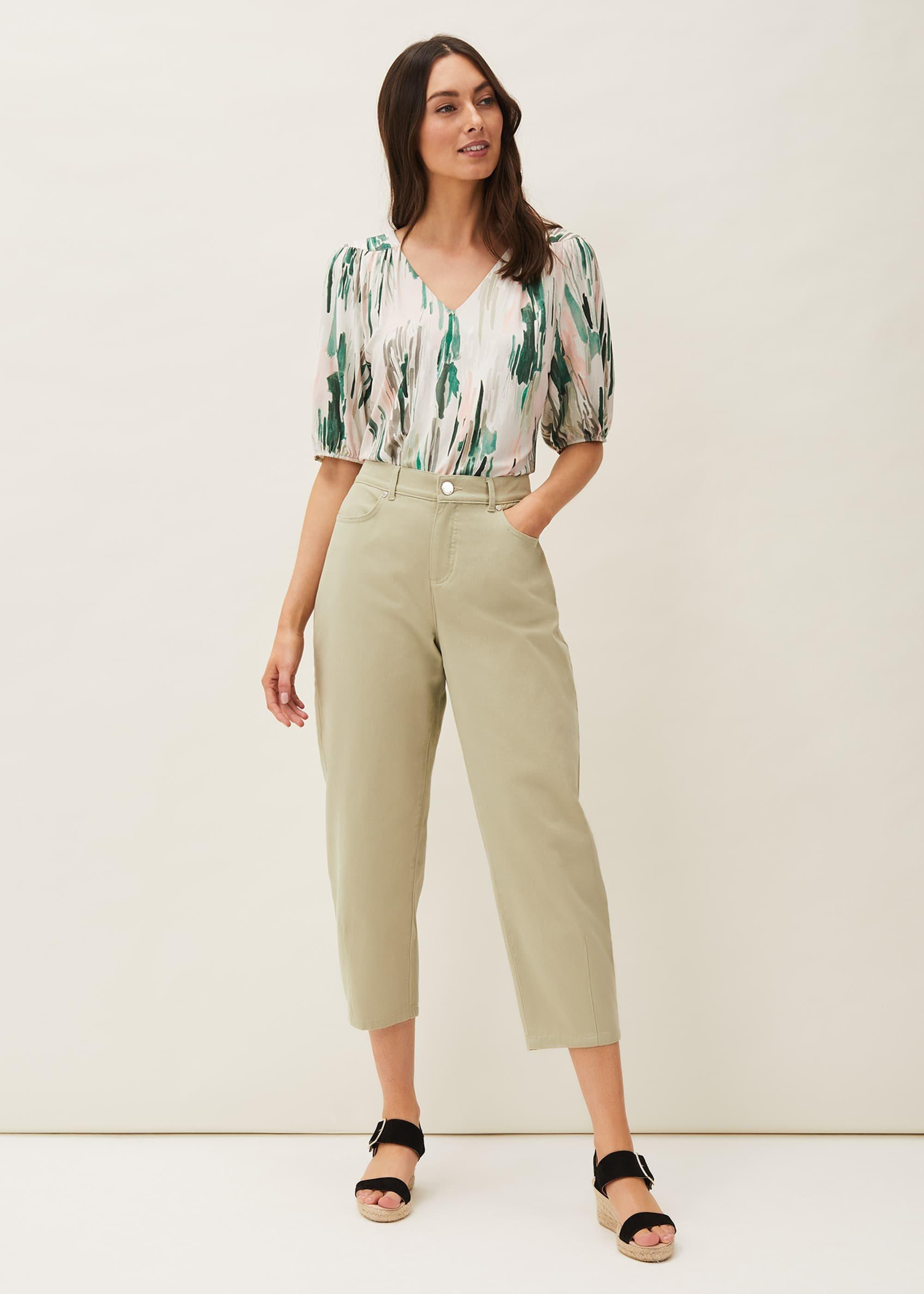 Zola Abstract Print Top