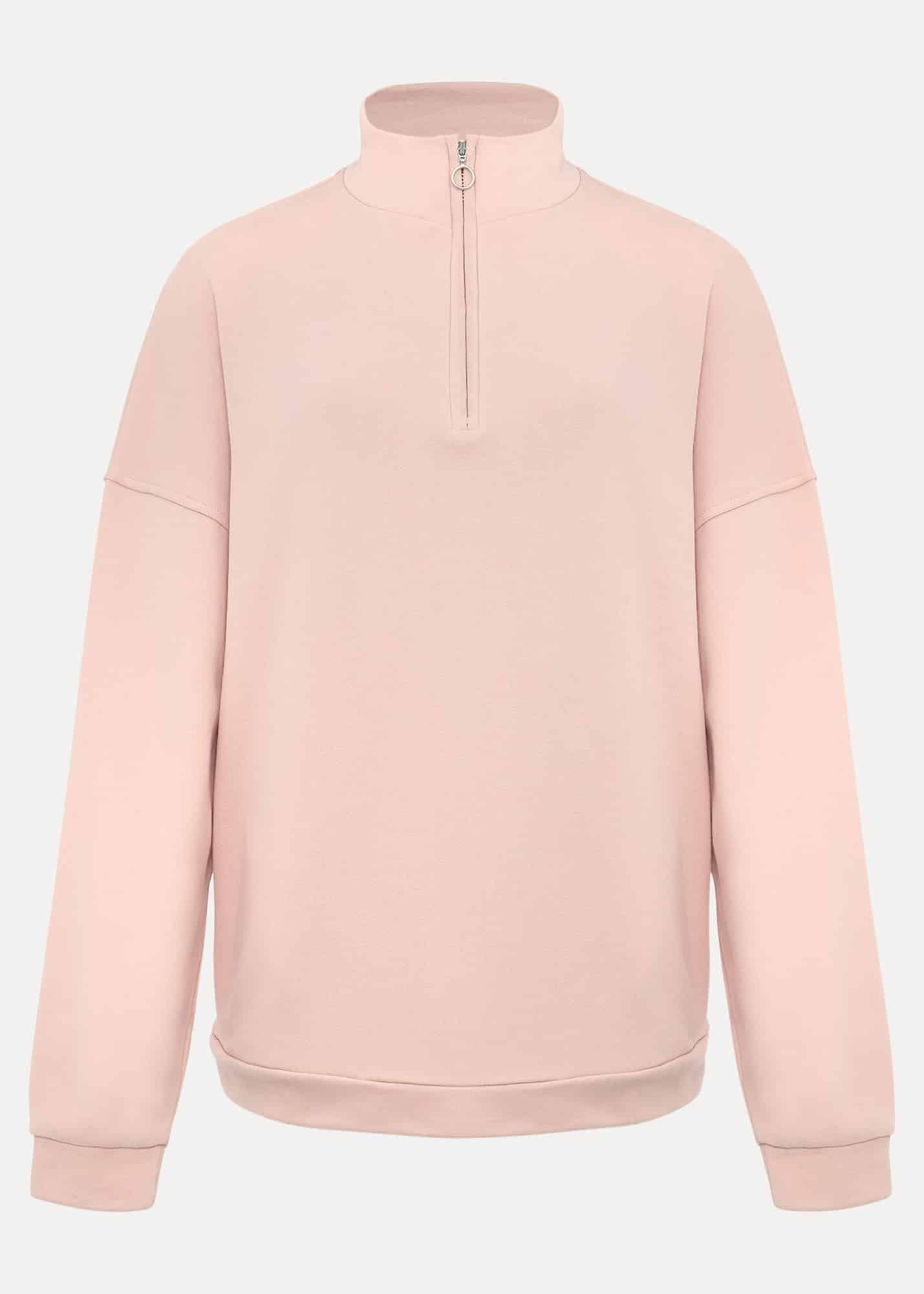 Leah Half Zip Sweater Top