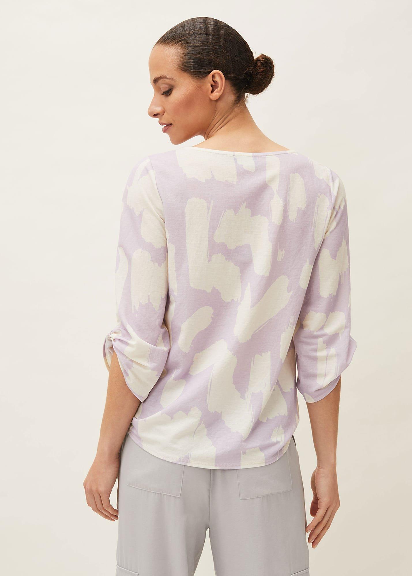 Rea Printed Jersey Top