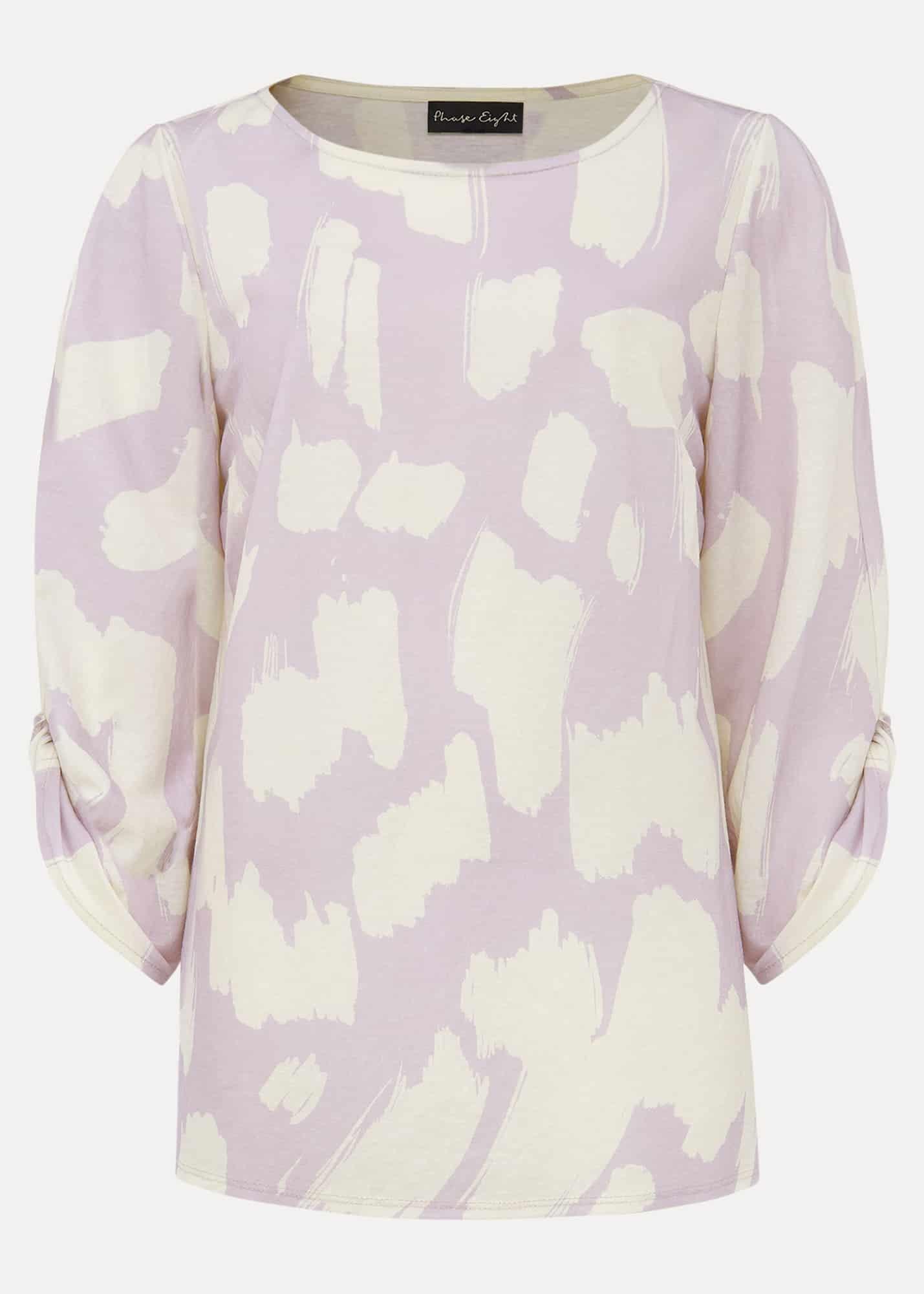 Rea Printed Jersey Top