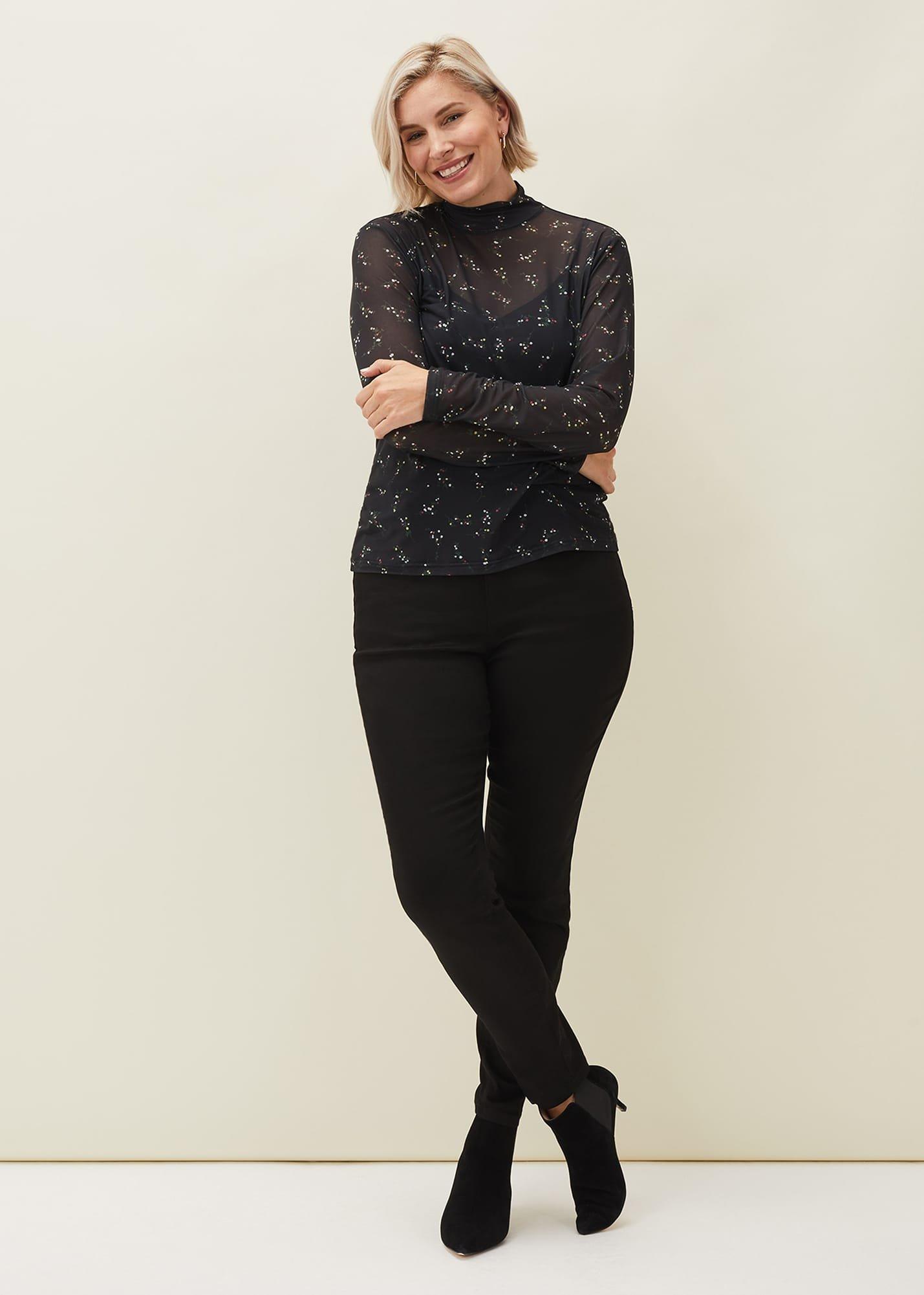 Kelby Floral Mesh Top