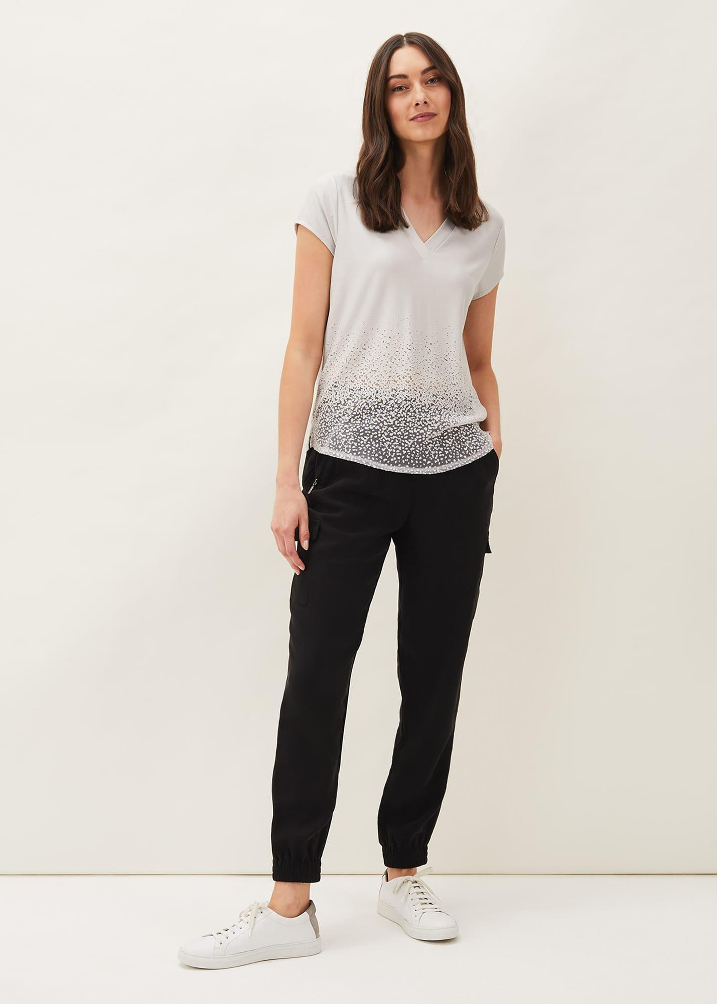 Eli Ombre Burnout Top