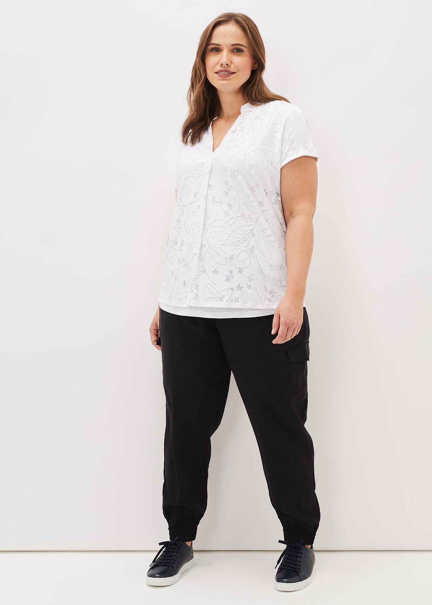 Charleigh Floral Burnout Top