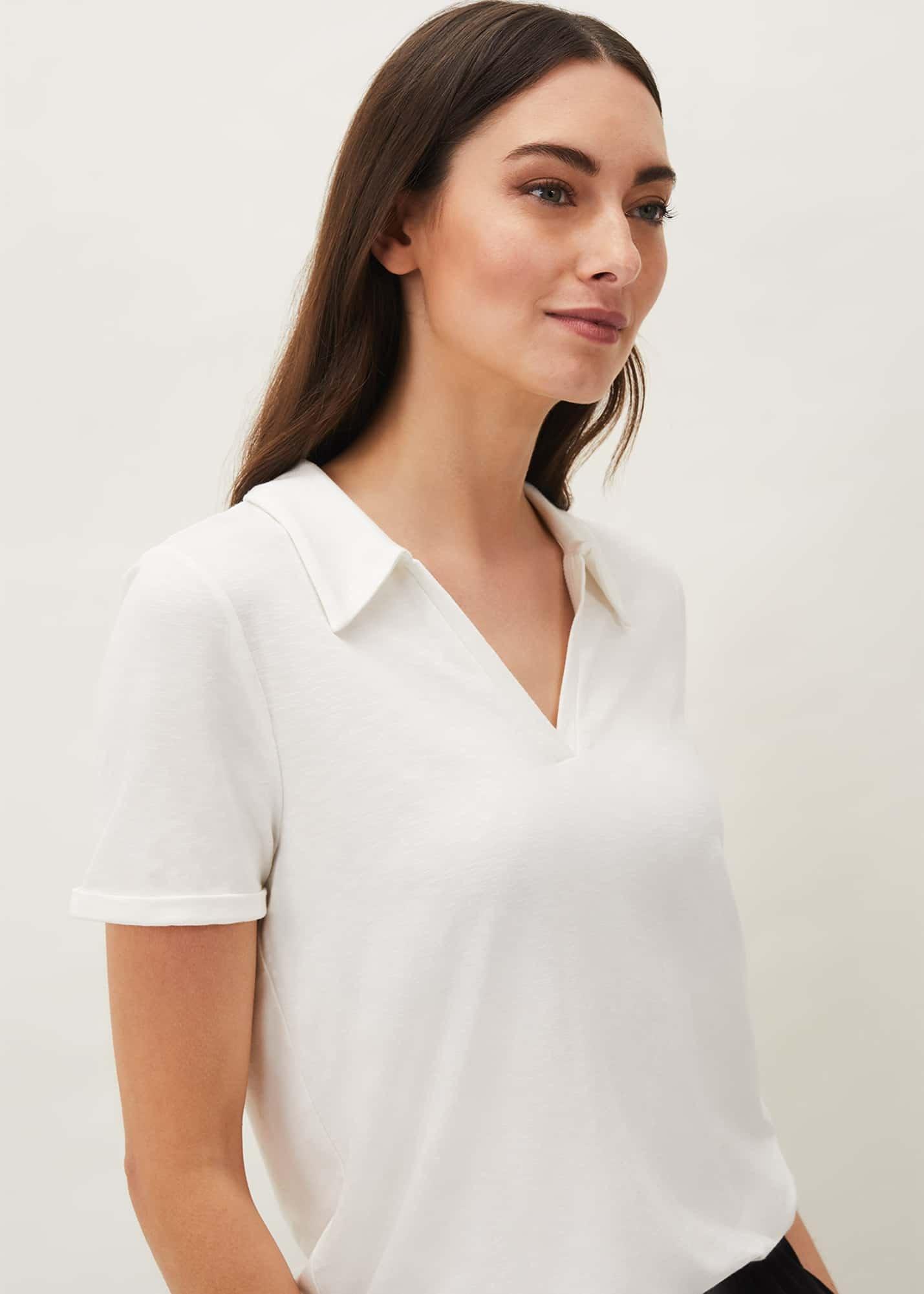Zoyia Polo Neck Top