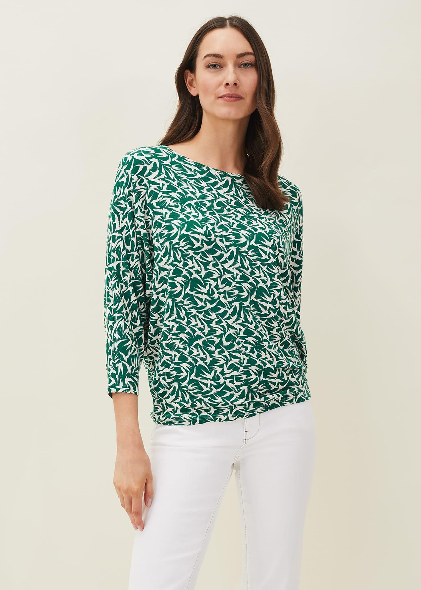Quin Bird Print Top