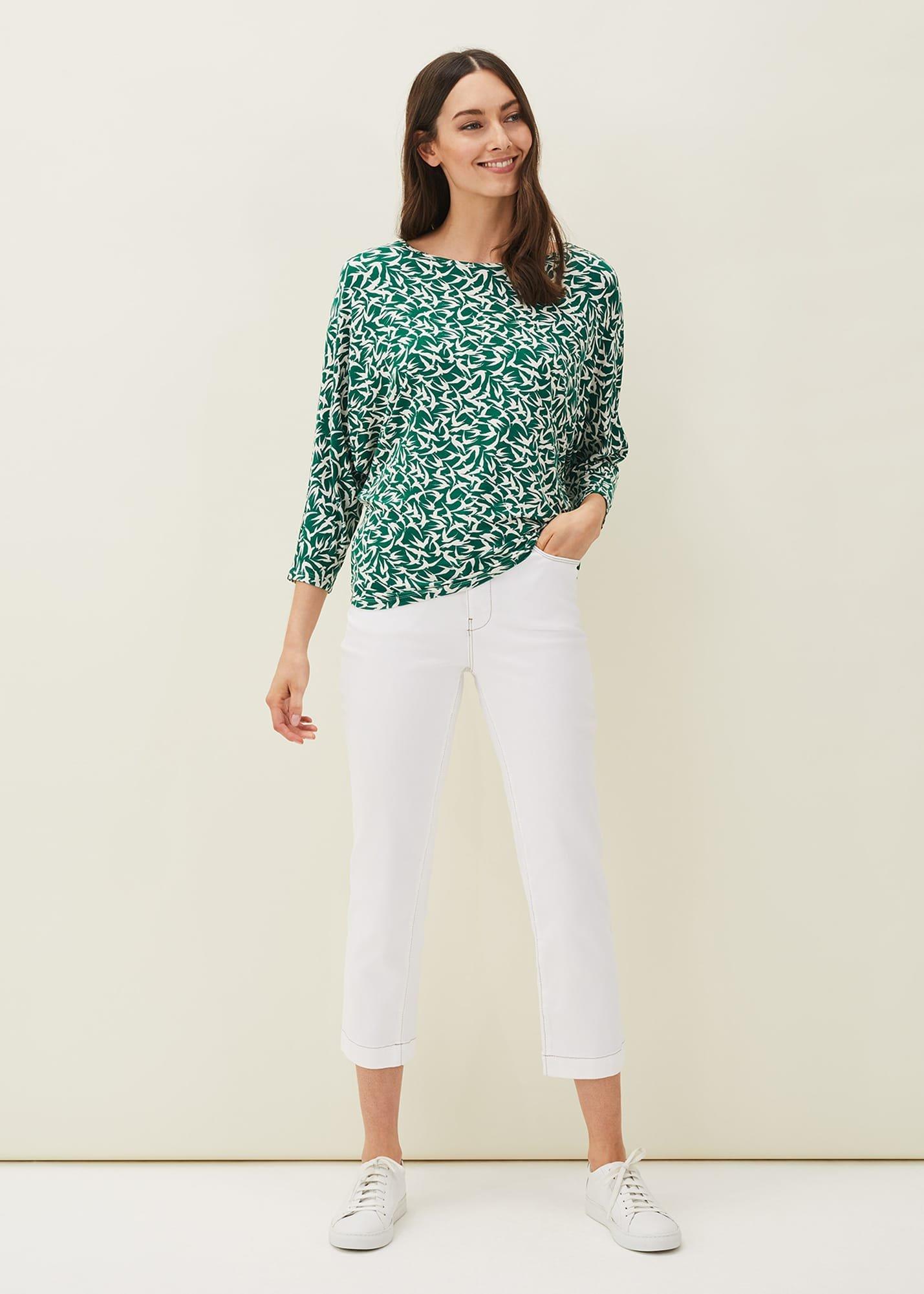 Quin Bird Print Top