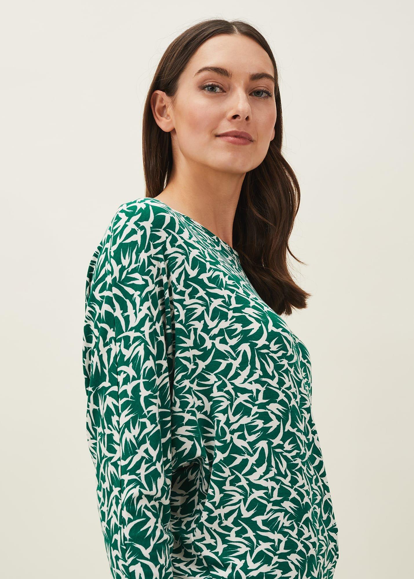 Quin Bird Print Top