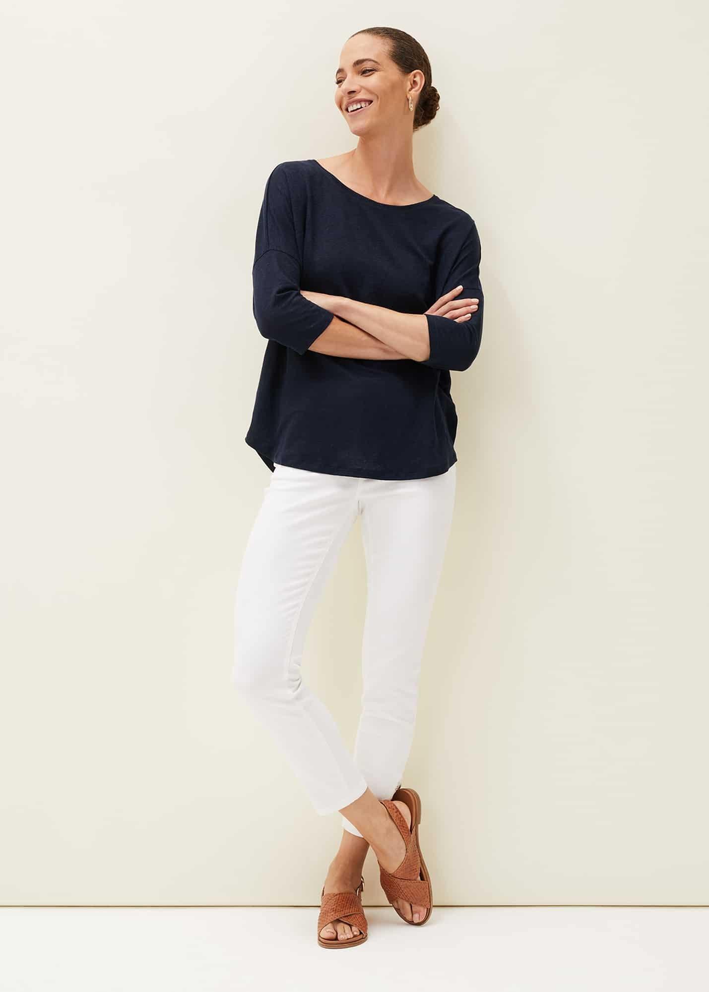 Catrina Linen Top