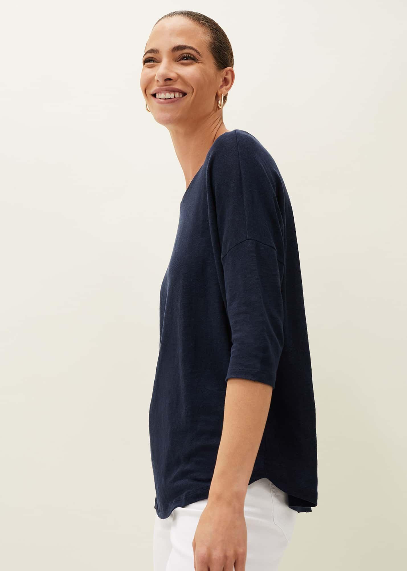 Catrina Linen Top