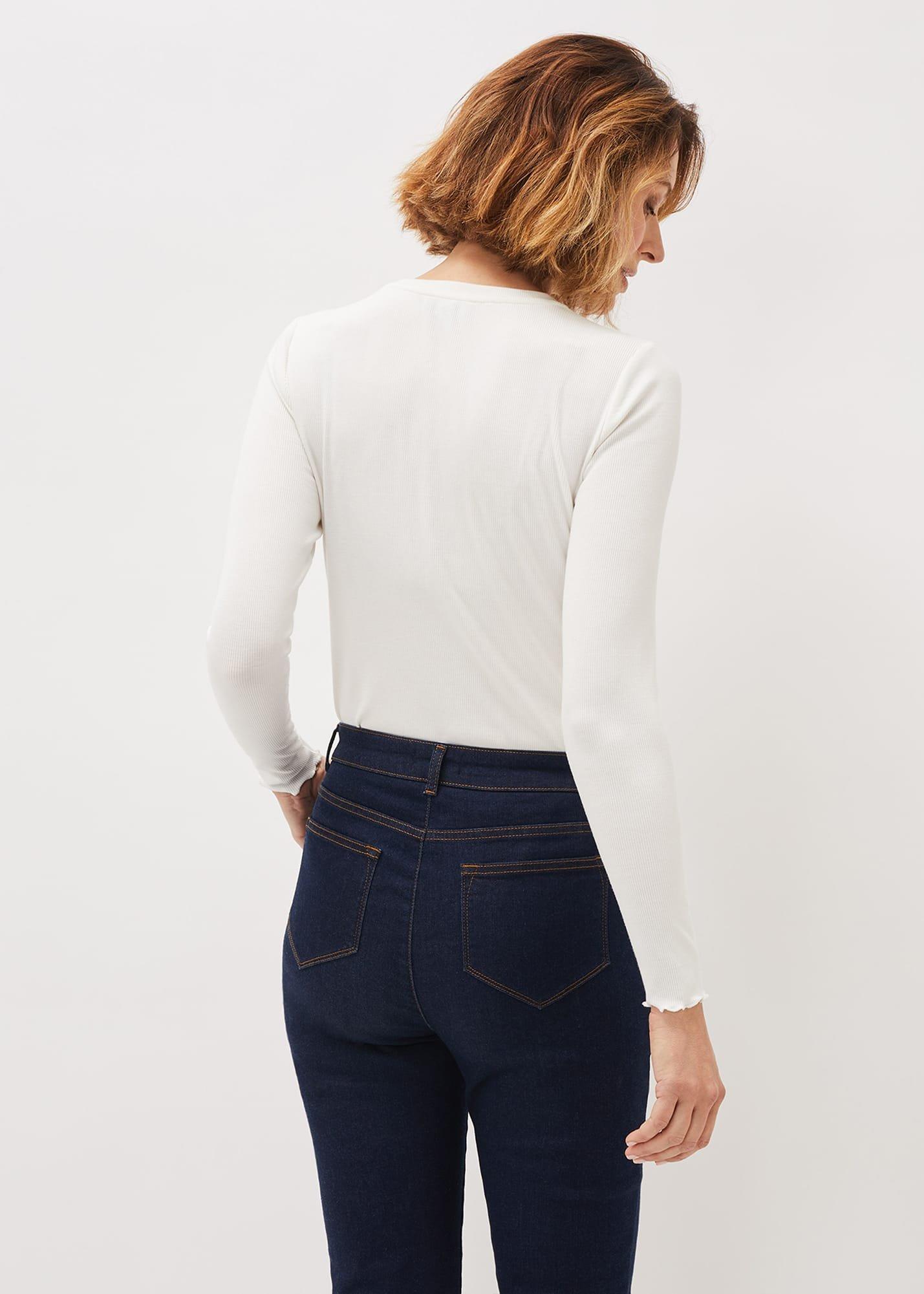 Cally Ribbed Jersey Top