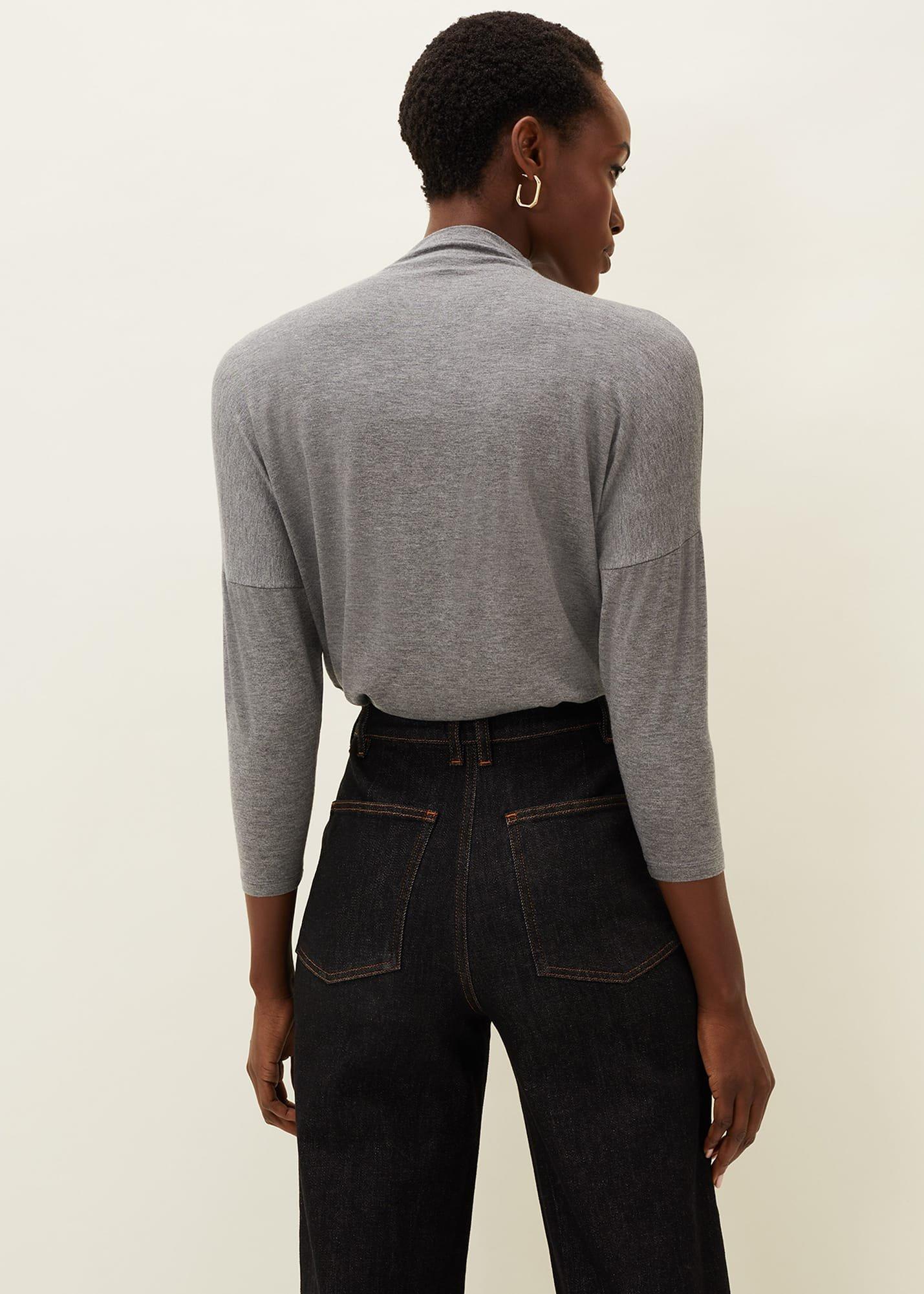 Shiloh Roll Neck Jersey Top