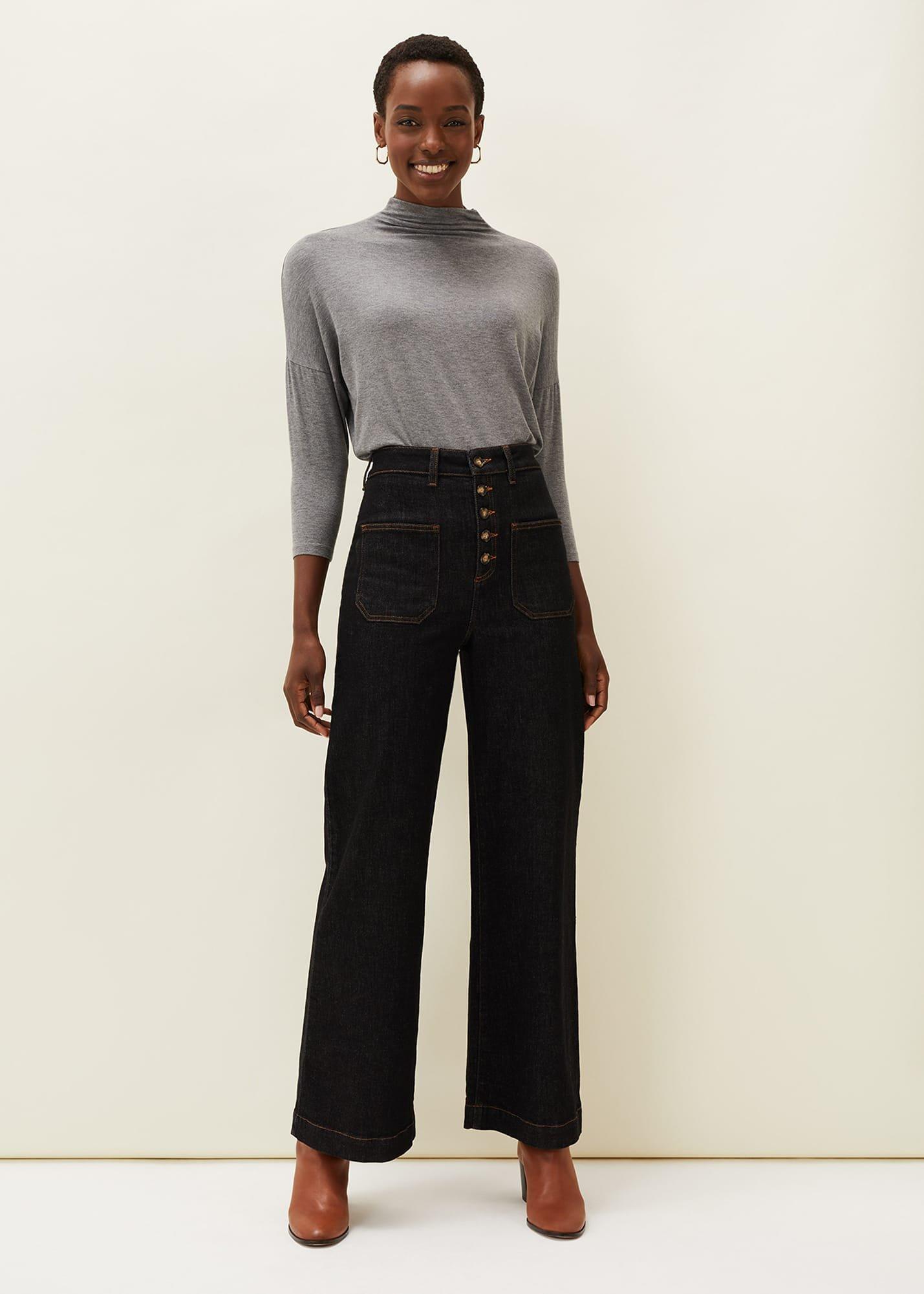 Shiloh Roll Neck Jersey Top