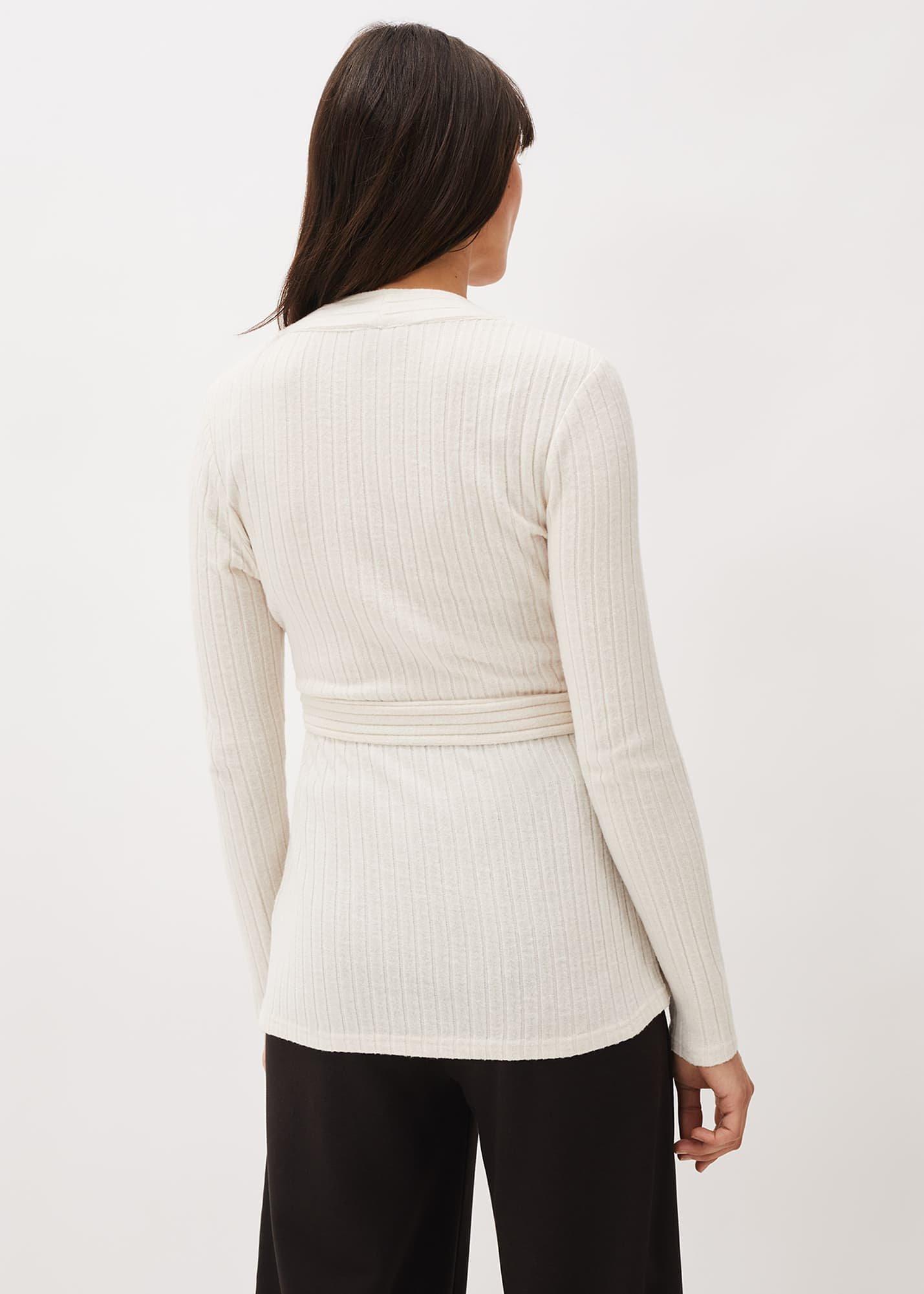 Deona Ribbed Wrap Top