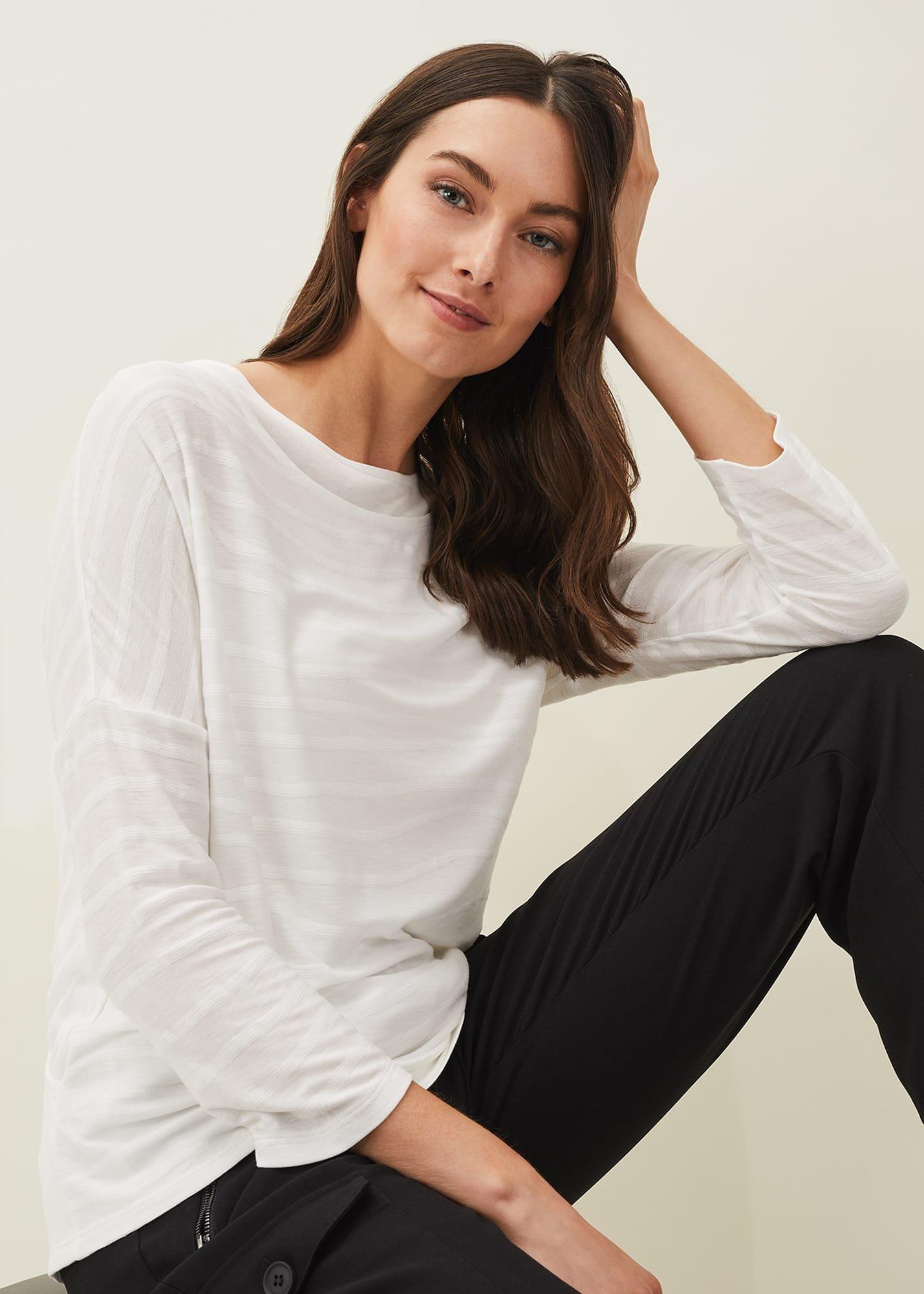 Ellise Textured Wrap Top