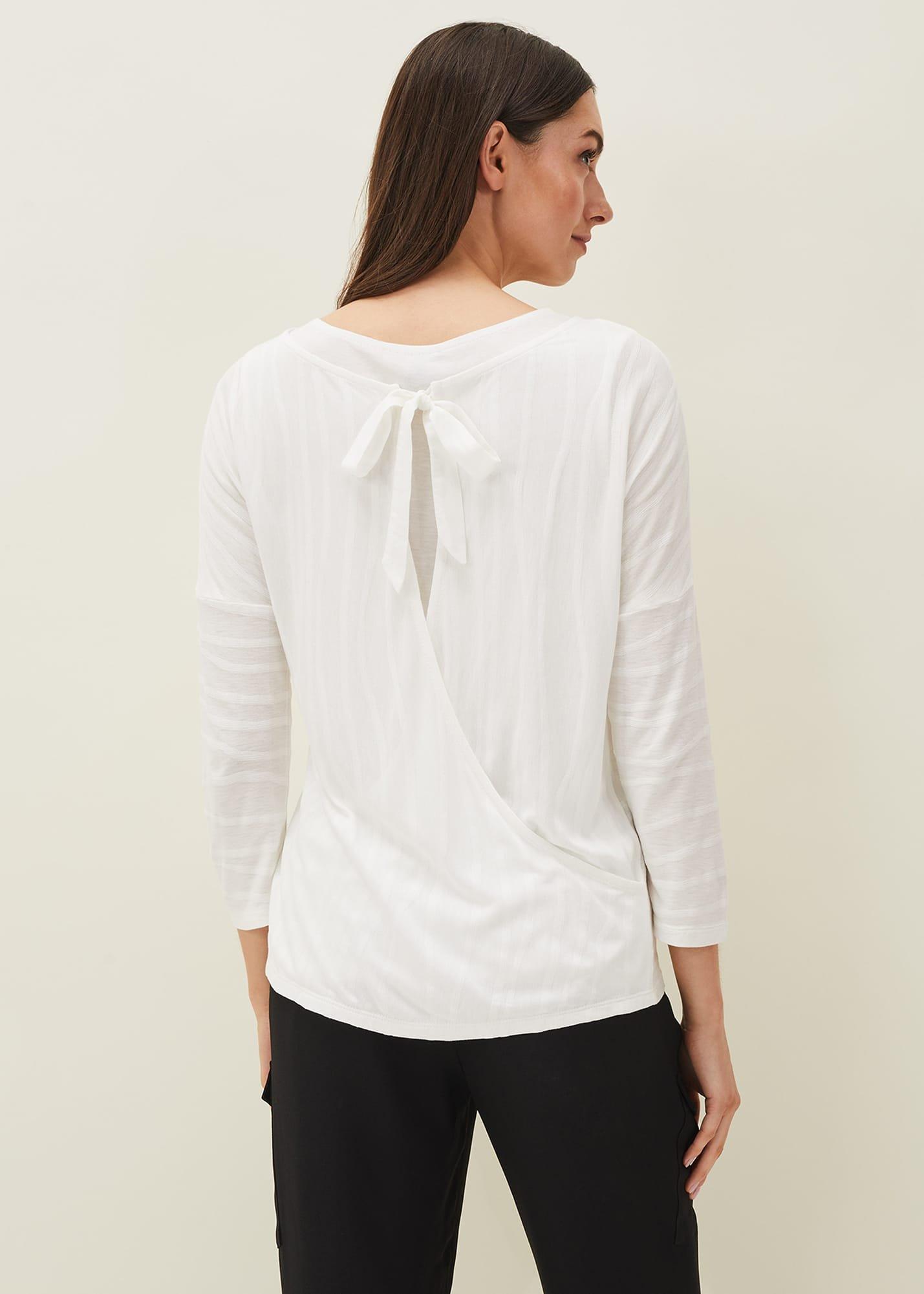 Ellise Textured Wrap Top