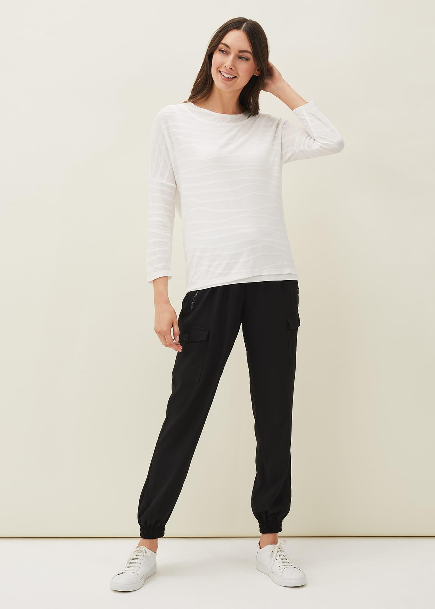 Ellise Textured Wrap Top