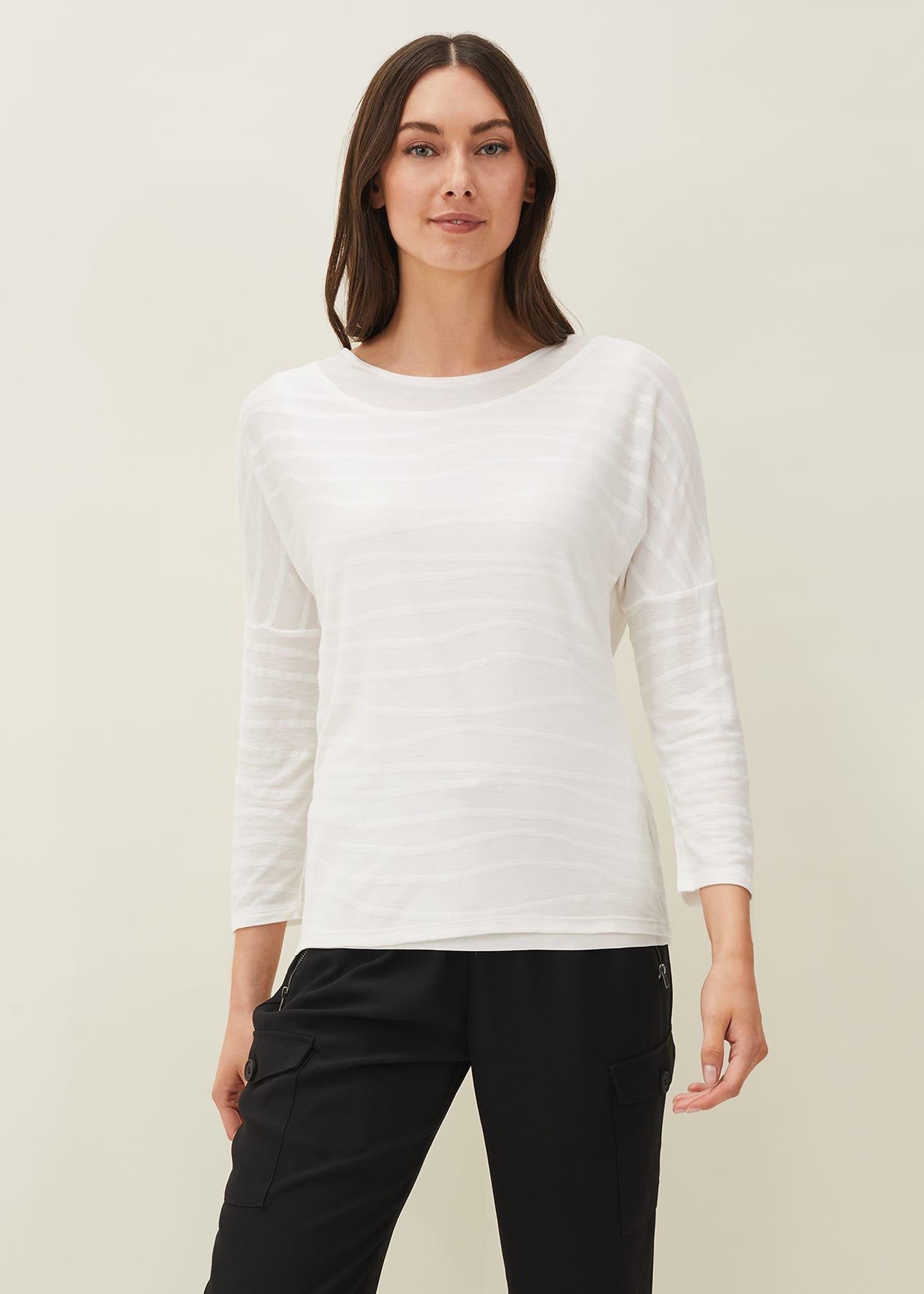 Ellise Textured Wrap Top