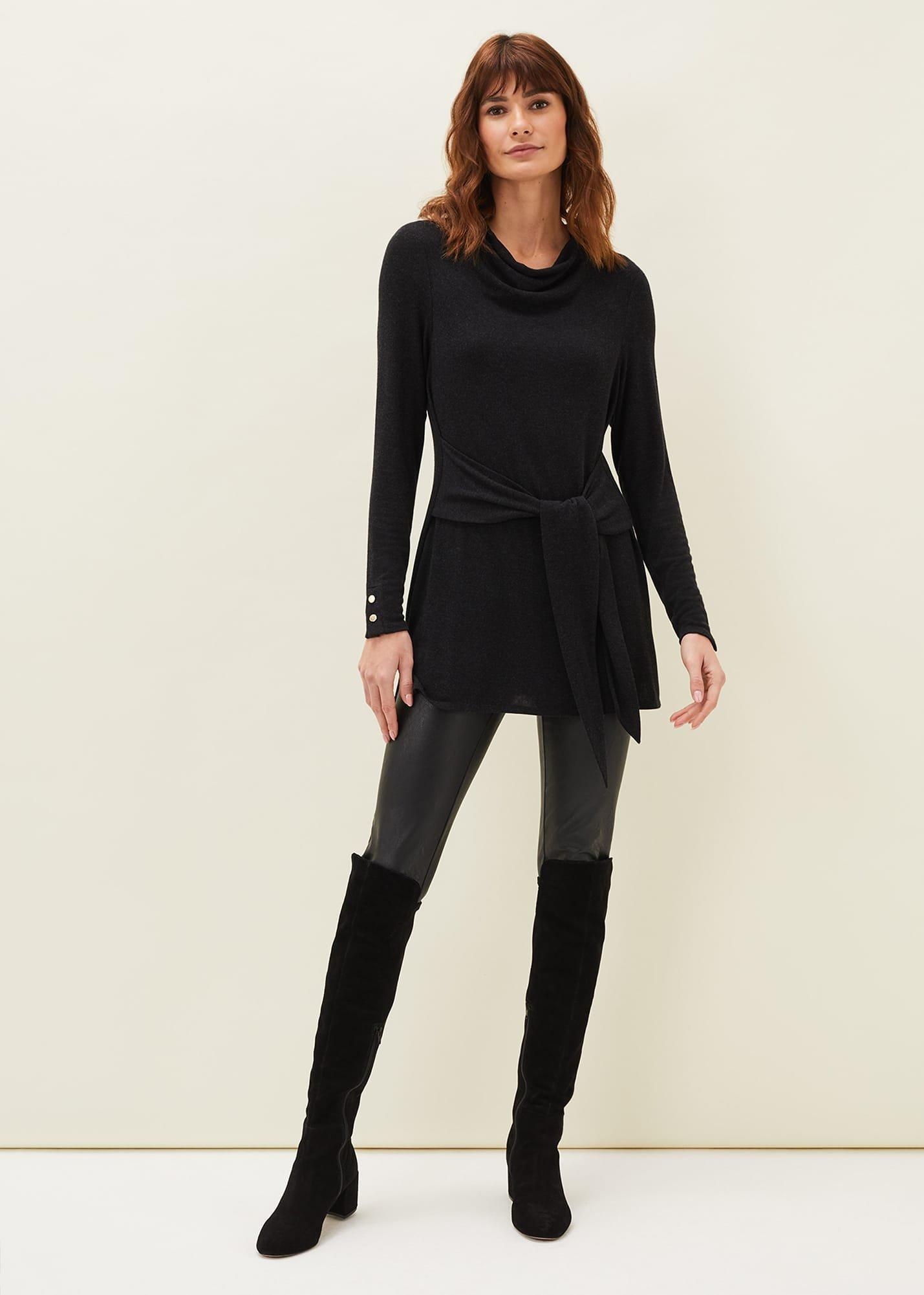 Maya Tie Front Longline Top