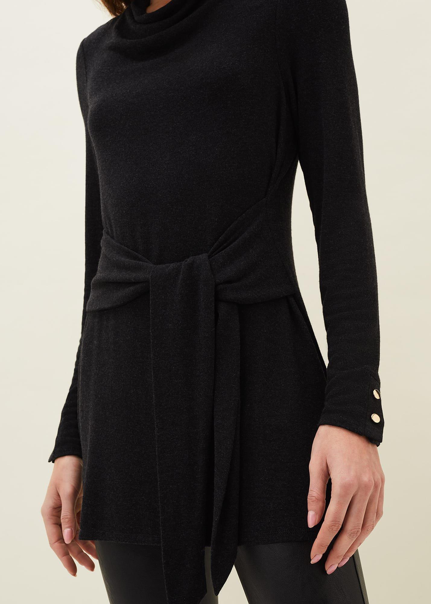 Maya Tie Front Longline Top
