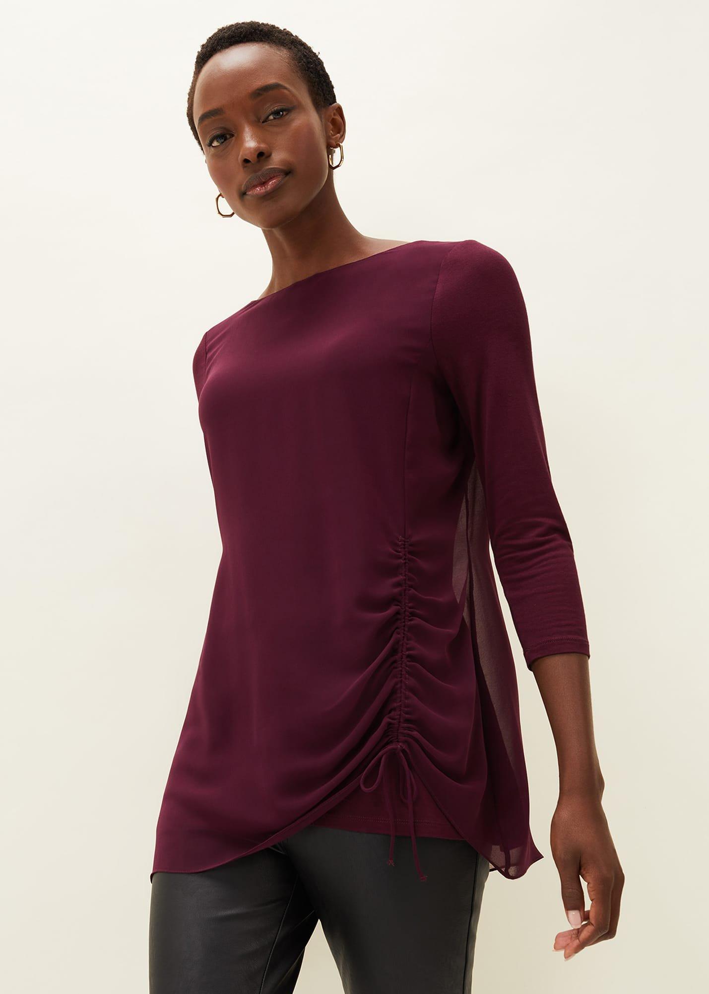 Mika Ruched Longline Top