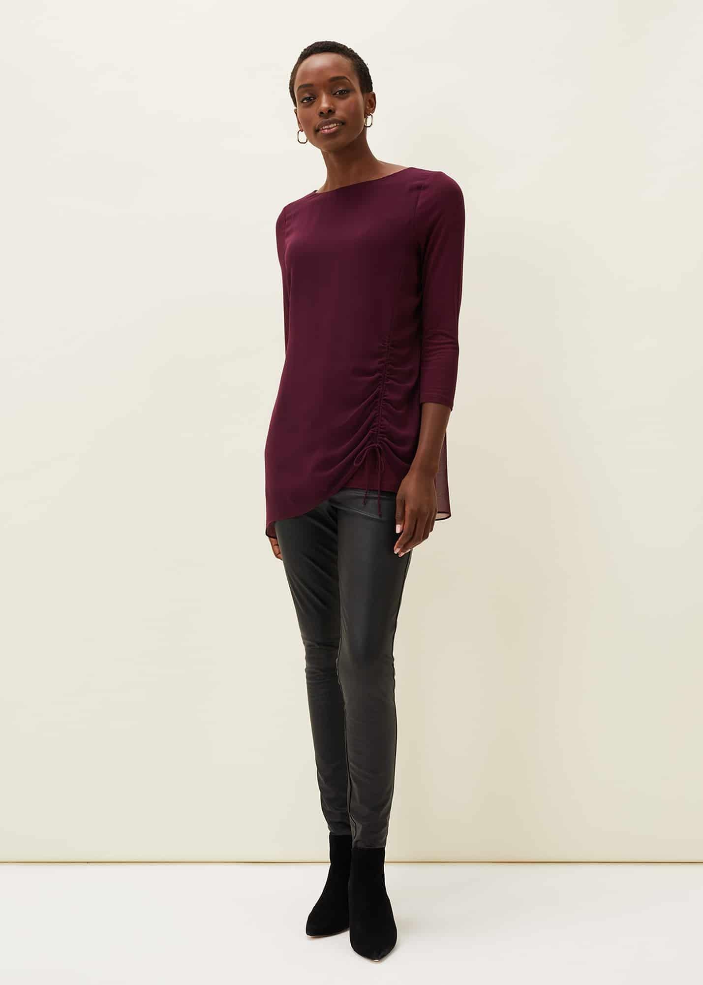 Mika Ruched Longline Top