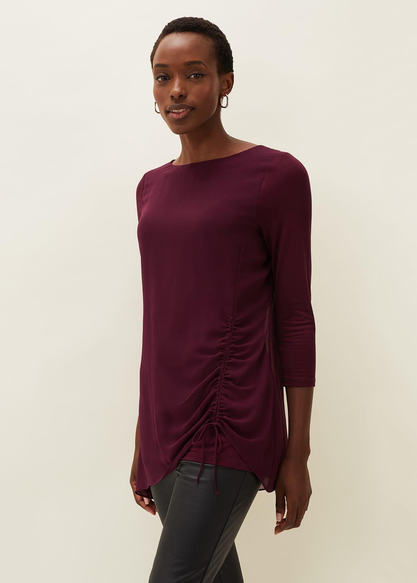 Mika Ruched Longline Top