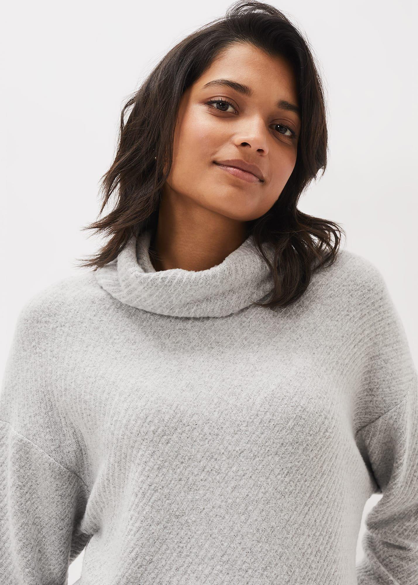 Nico Asymmetric Textured Jersey Top