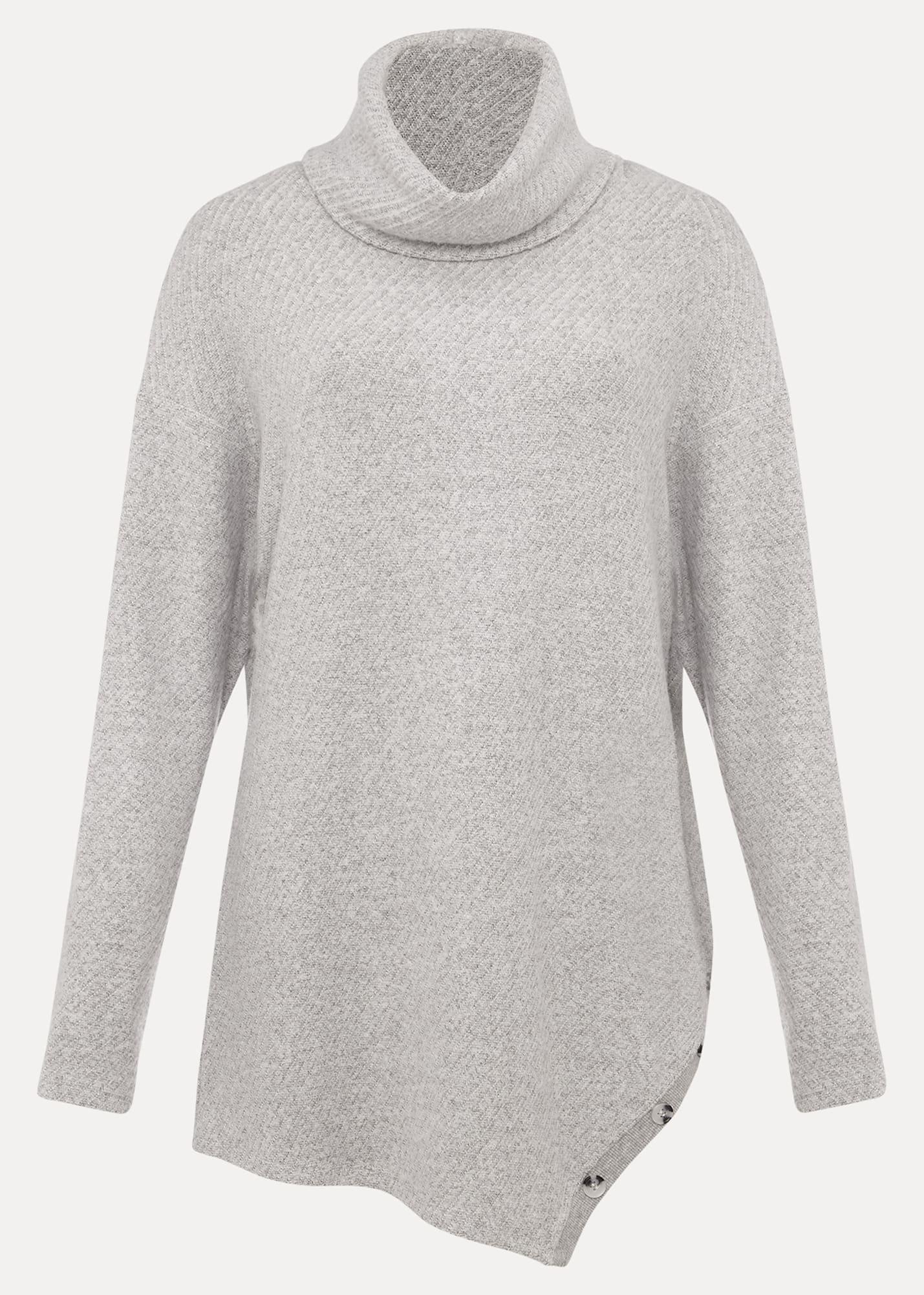 Nico Asymmetric Textured Jersey Top