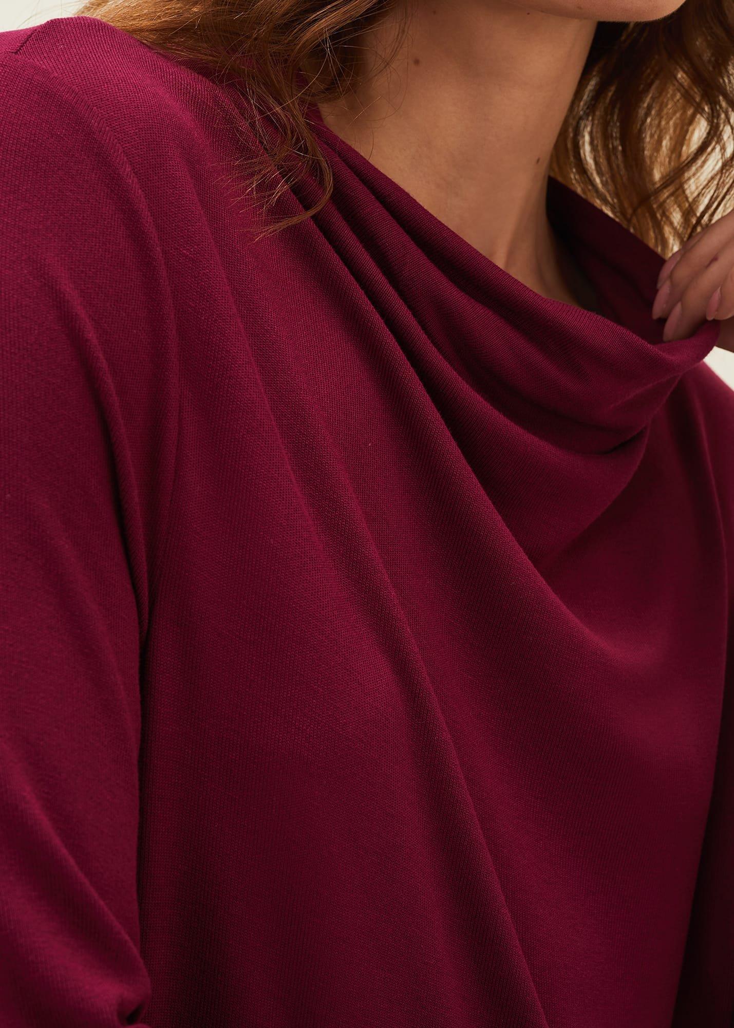 Chrissie Cowl Neck Swing Top