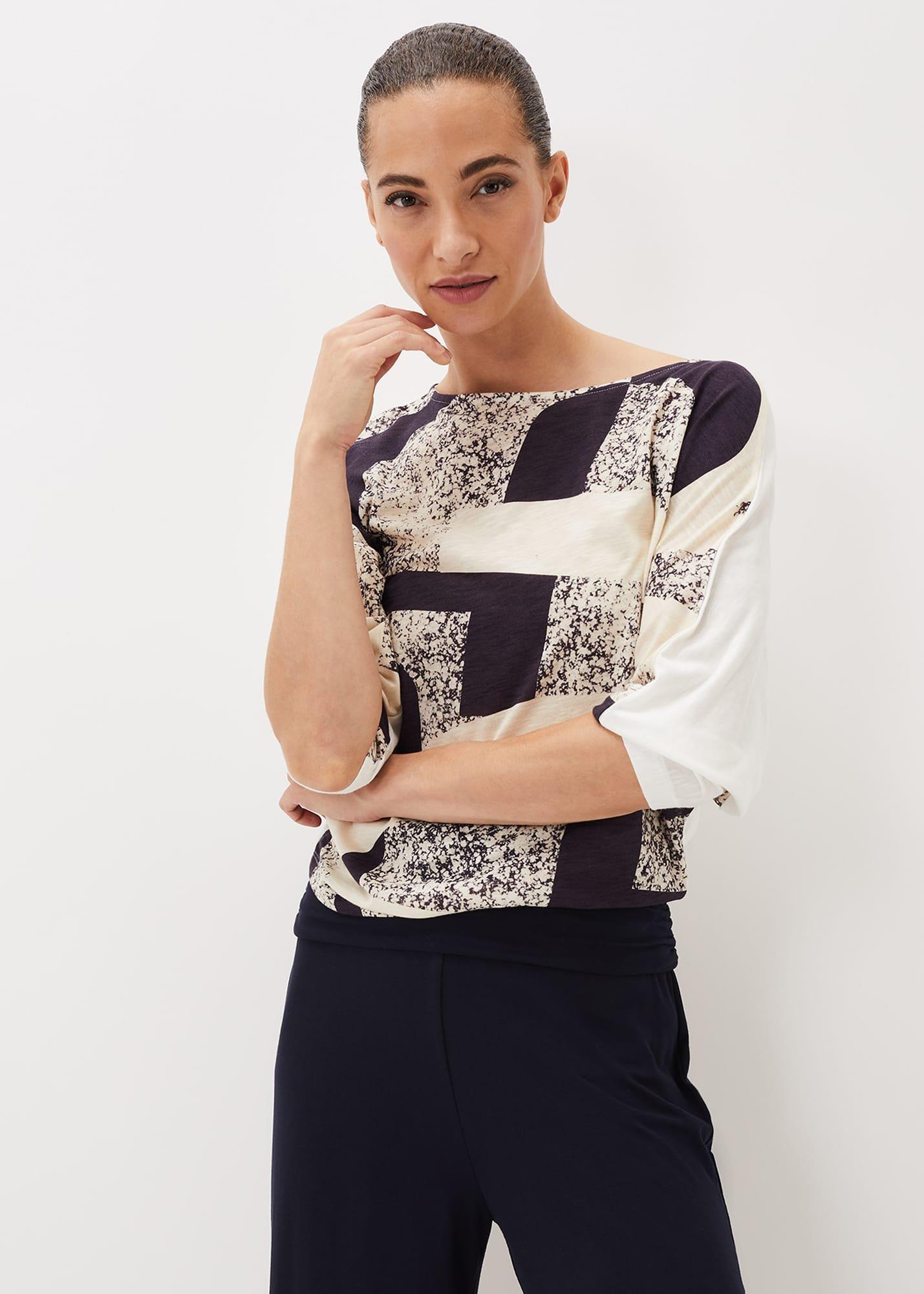Sorcha Abstract Print Top