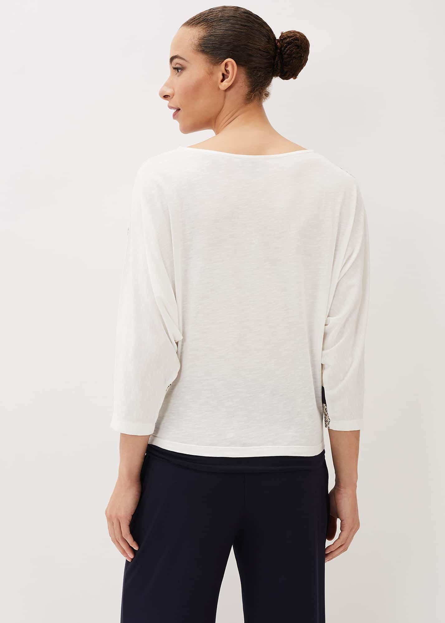 Sorcha Abstract Print Top