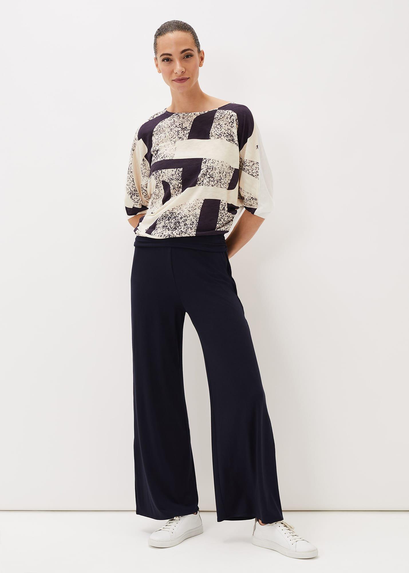 Sorcha Abstract Print Top