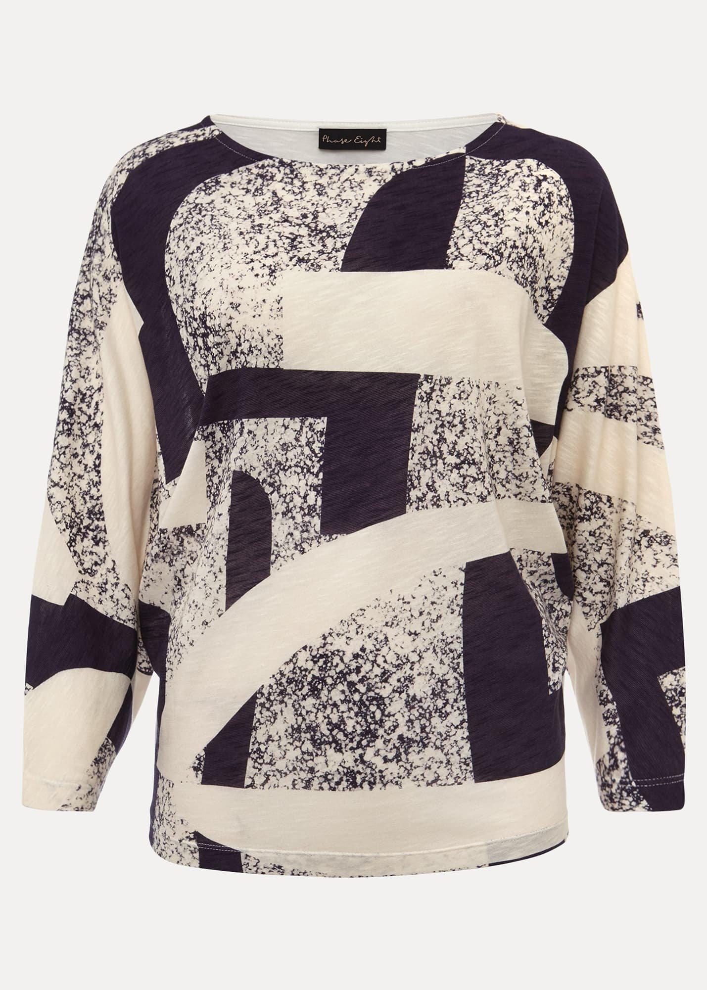 Sorcha Abstract Print Top