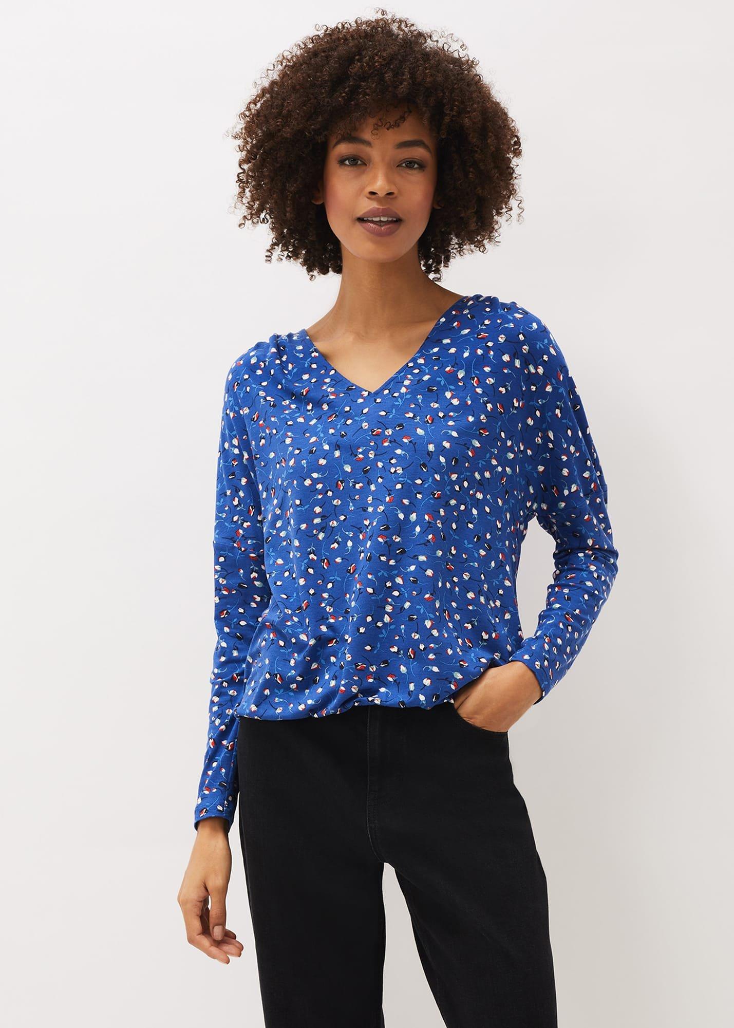 Alexandra Tulip Print Jersey Top